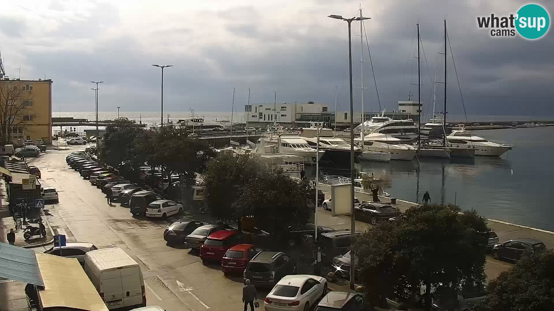 La Riva e la Marina a Rijeka (Fiume) – Live Webcam Croazia