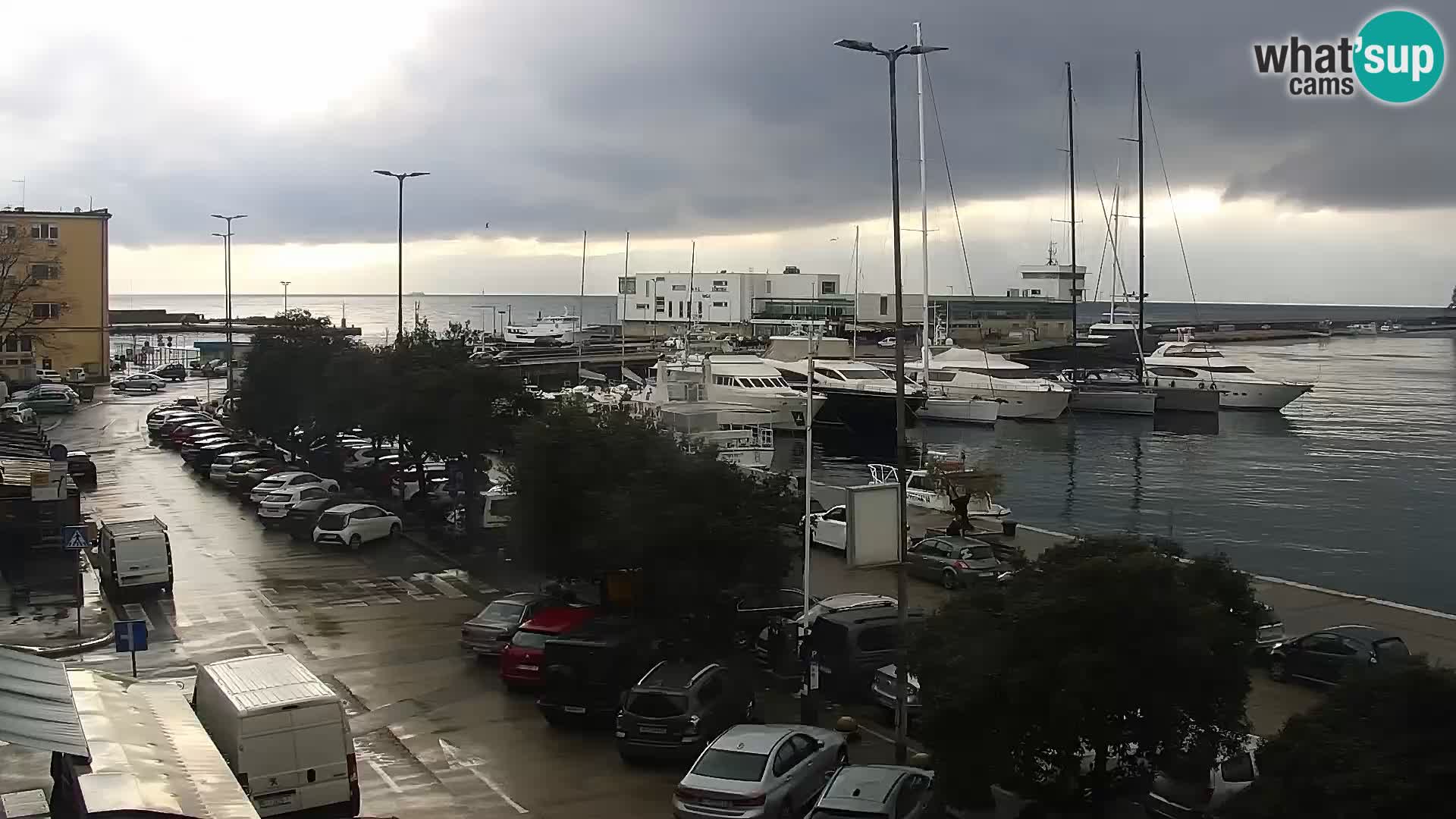 Riva i Marina u Rijeci – Web kamera uživo u Hrvatskoj