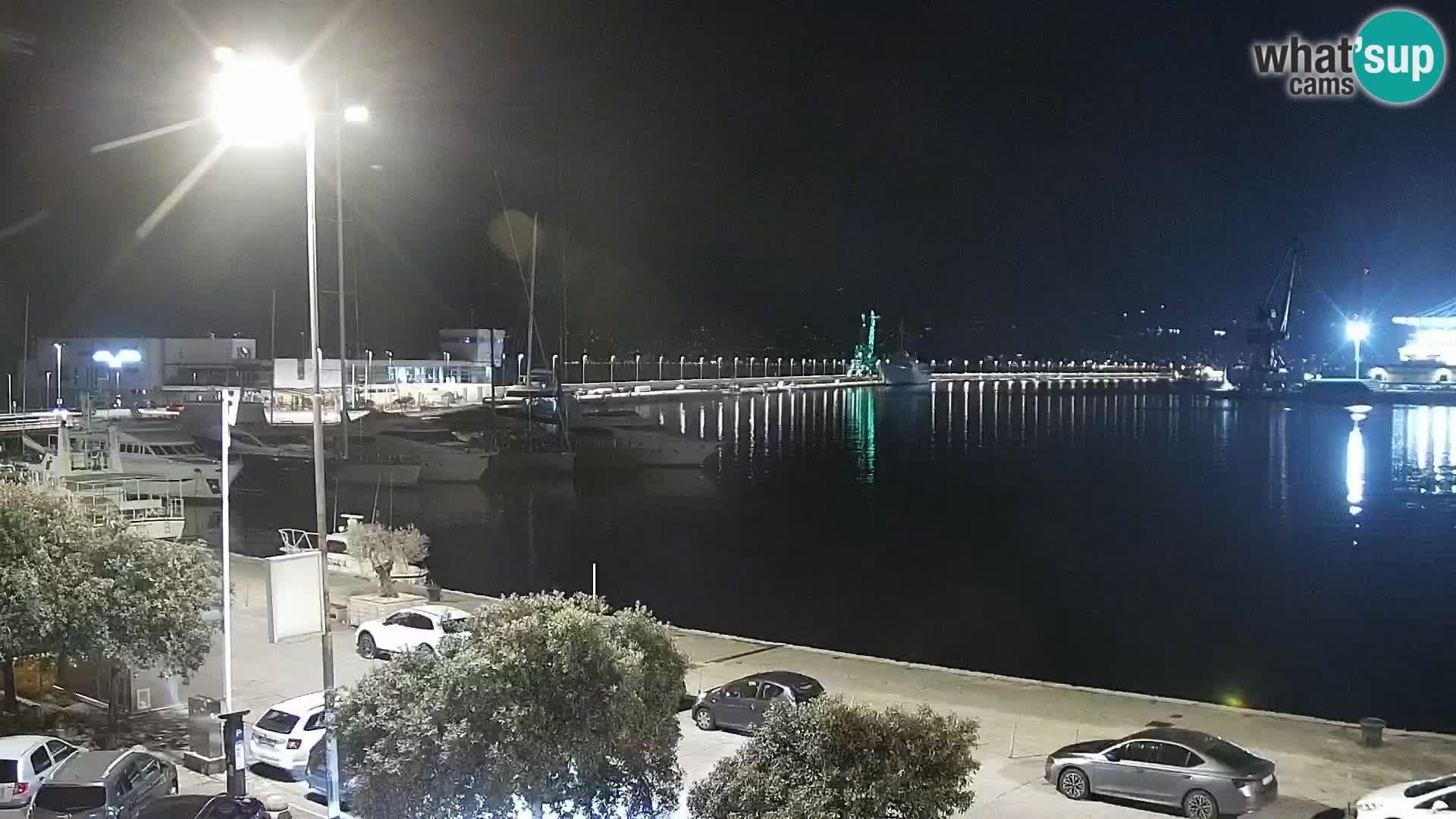 The Riva and Marina in Rijeka  – Live Webcam Croatia