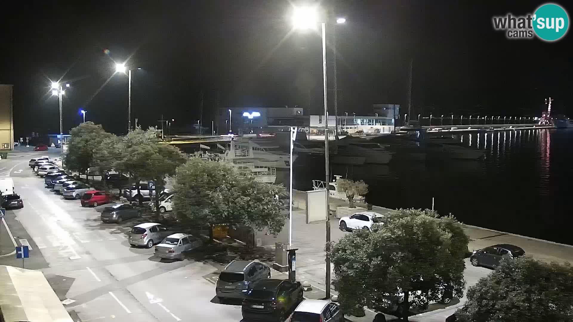 Die Riva und Marina in Rijeka – Live Webcam Kroatien