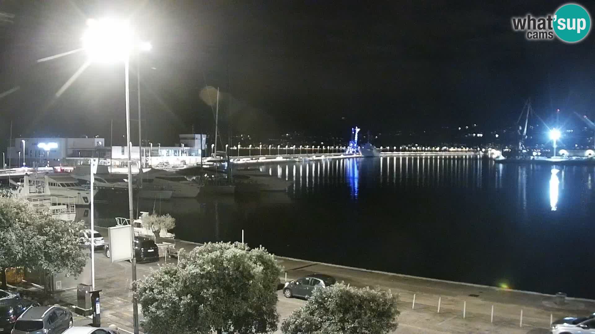 La Riva e la Marina a Rijeka (Fiume) – Live Webcam Croazia