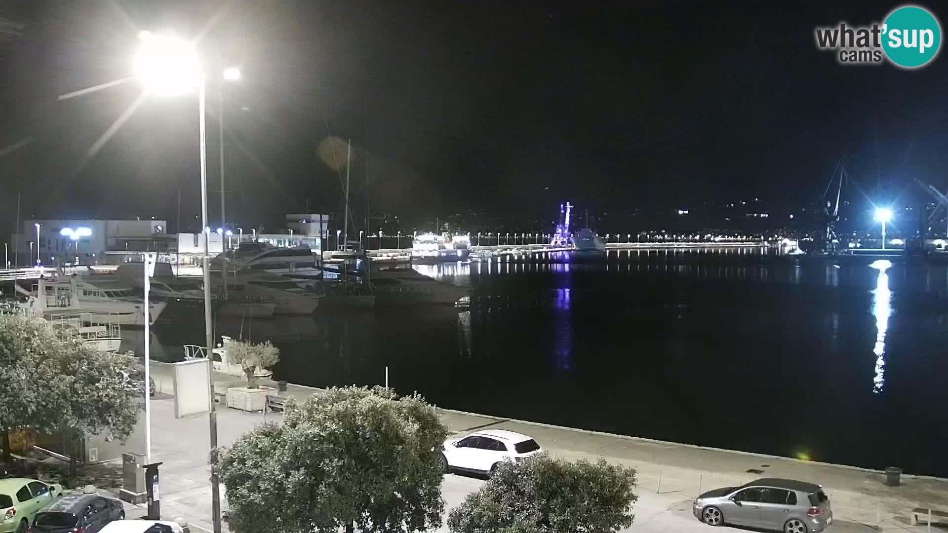 Riva i Marina u Rijeci – Web kamera uživo u Hrvatskoj