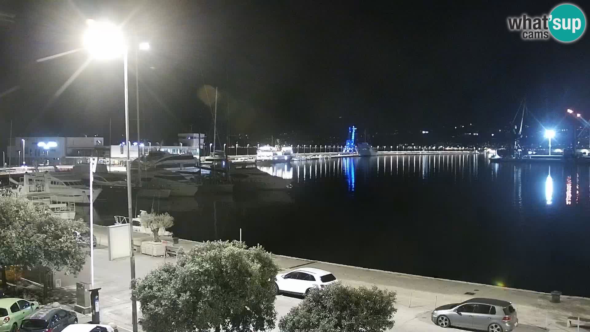 Riva i Marina u Rijeci – Web kamera uživo u Hrvatskoj