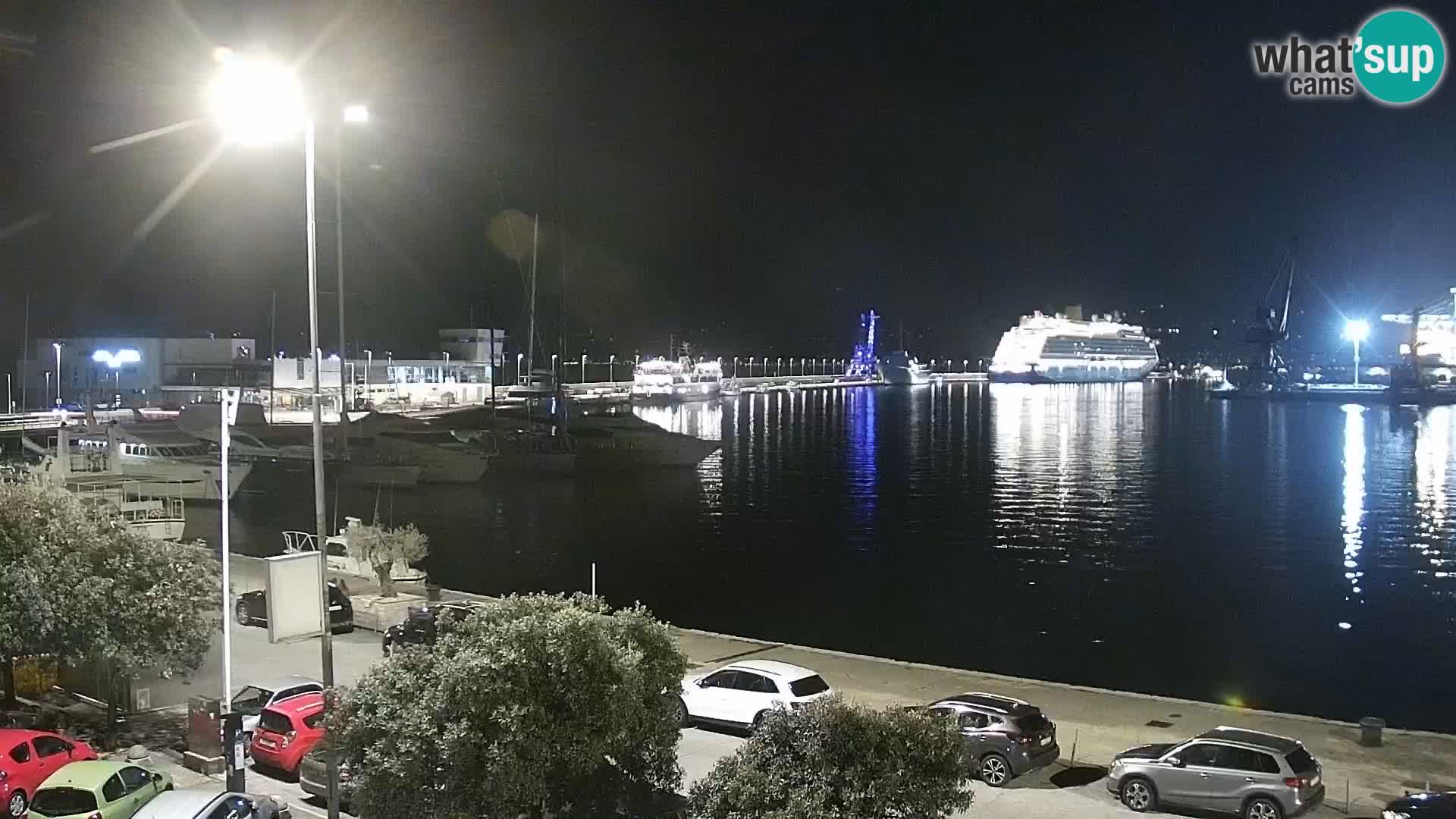La Riva et Marina à Rijeka – Live Webcam Croatie