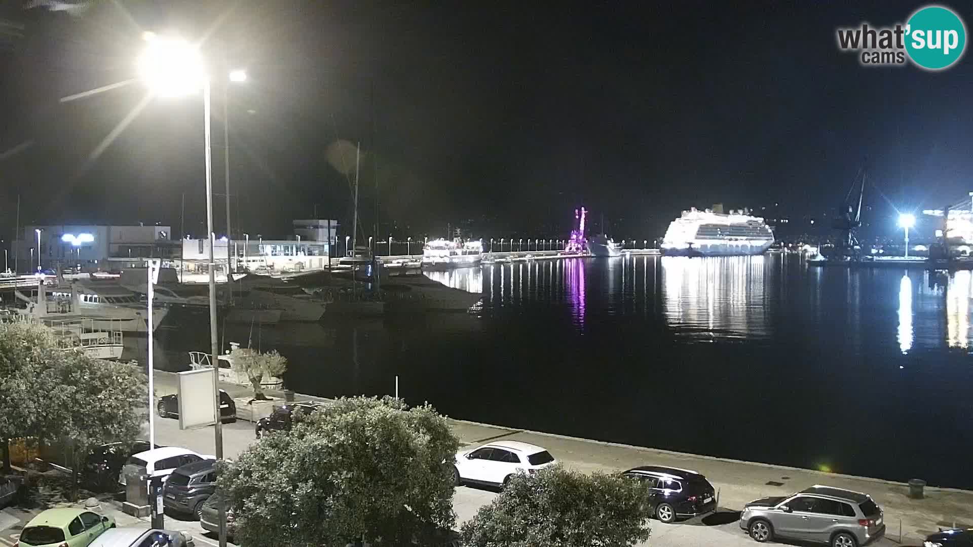 La Riva e la Marina a Rijeka (Fiume) – Live Webcam Croazia