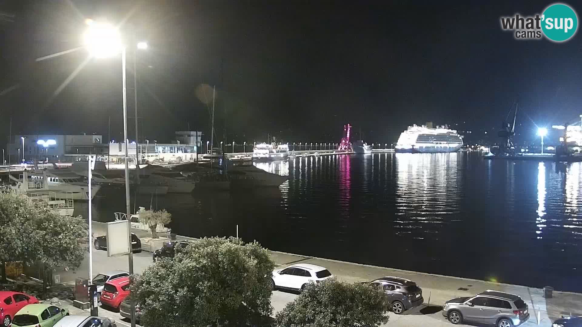 The Riva and Marina in Rijeka – Live Webcam Croatia