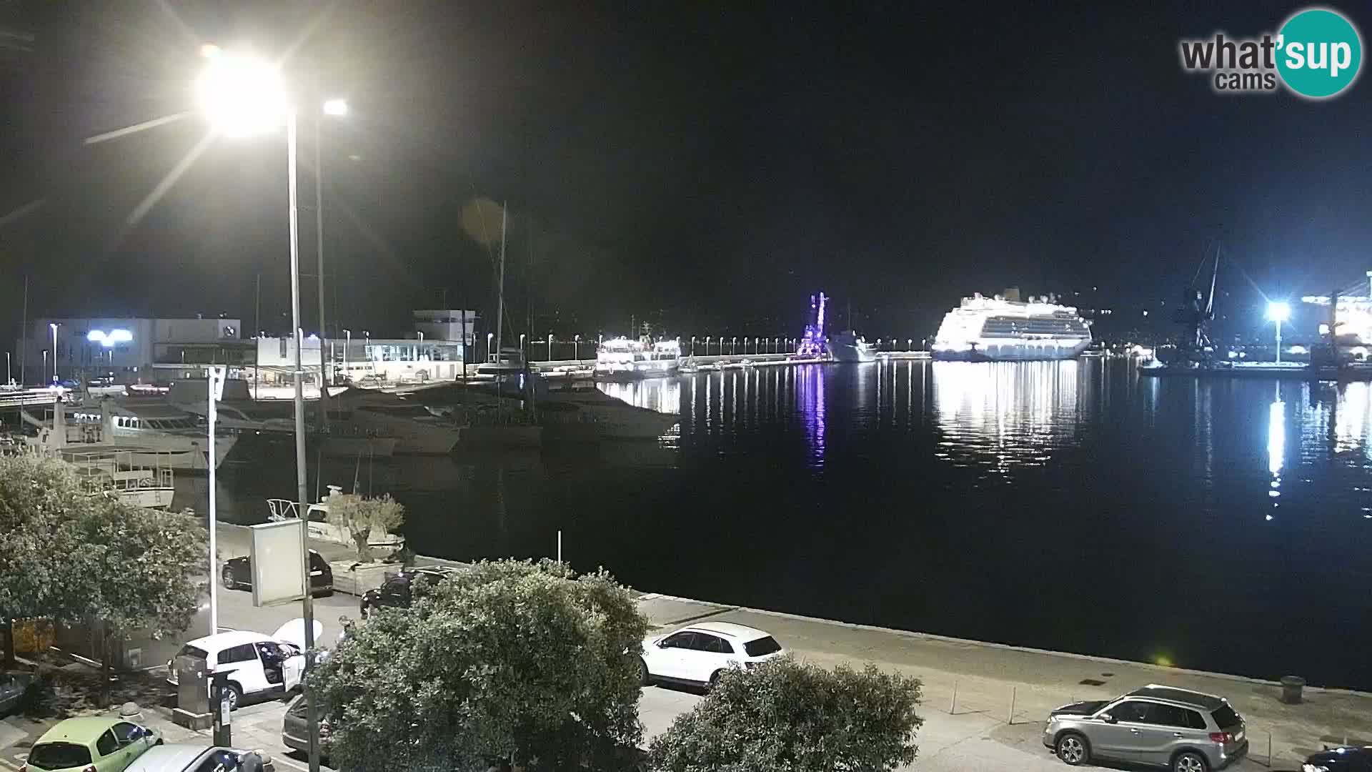 Die Riva und Marina in Rijeka – Live Webcam Kroatien