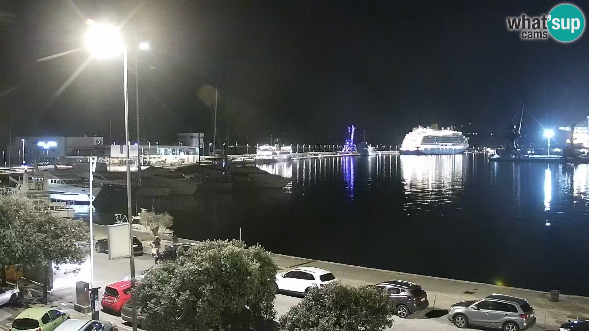 Riva i Marina u Rijeci – Web kamera uživo u Hrvatskoj