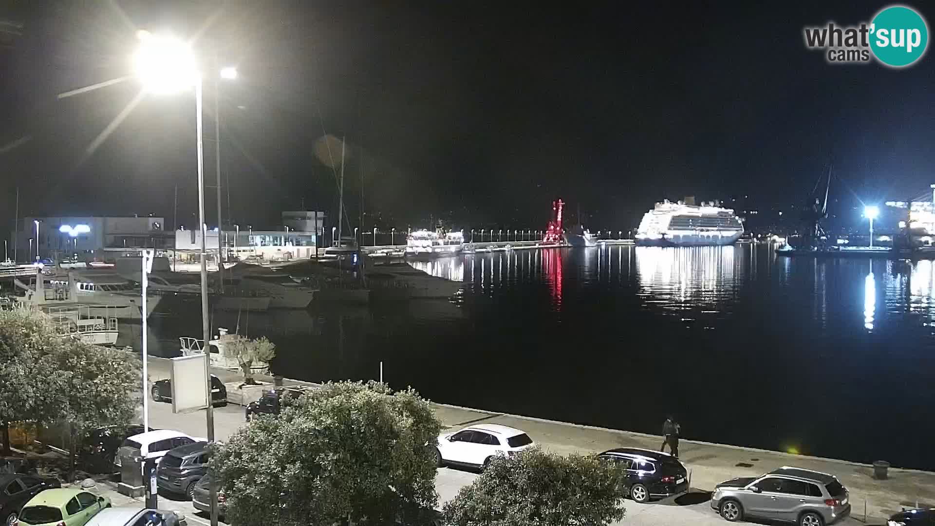La Riva y Marina en Rijeka – Webcam en vivo Croacia
