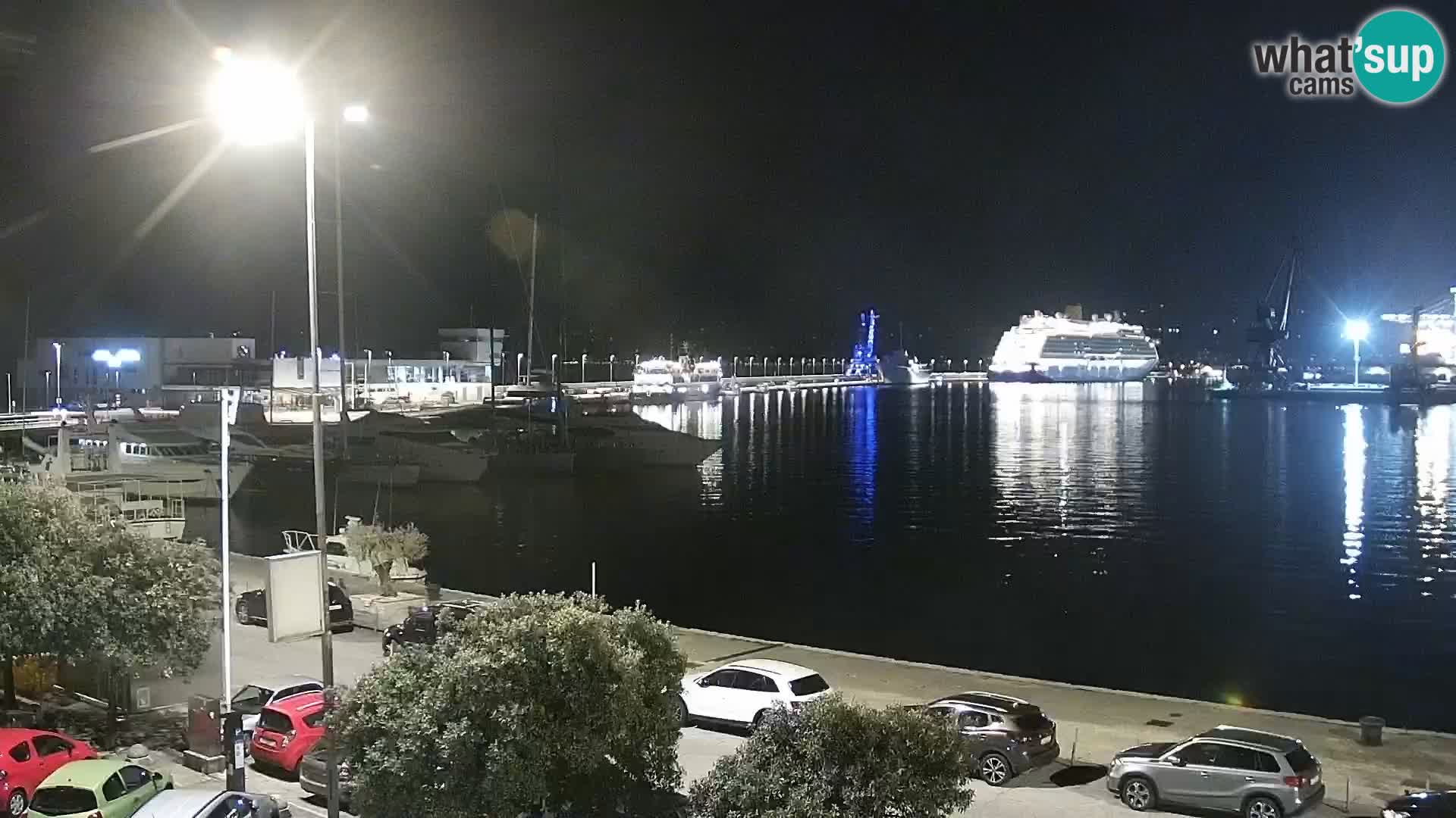 La Riva e la Marina a Rijeka (Fiume) – Live Webcam Croazia