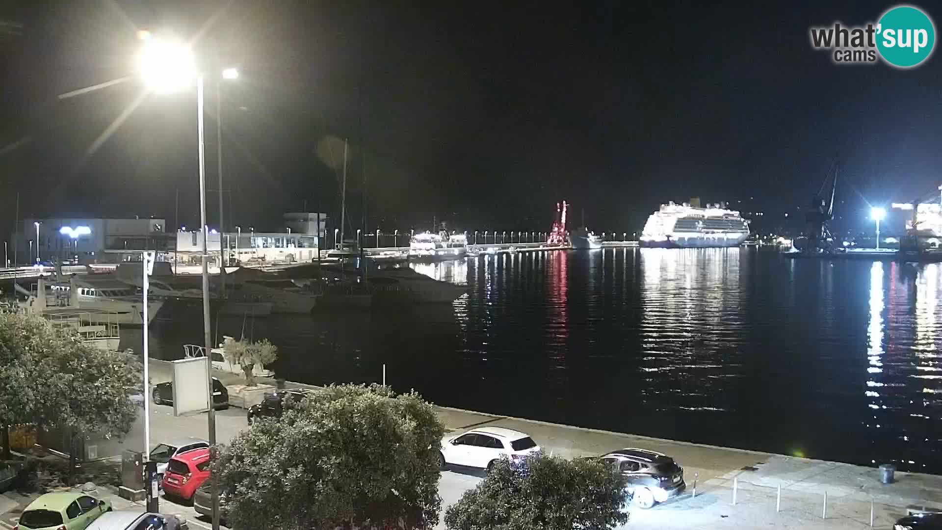 La Riva e la Marina a Rijeka (Fiume) – Live Webcam Croazia