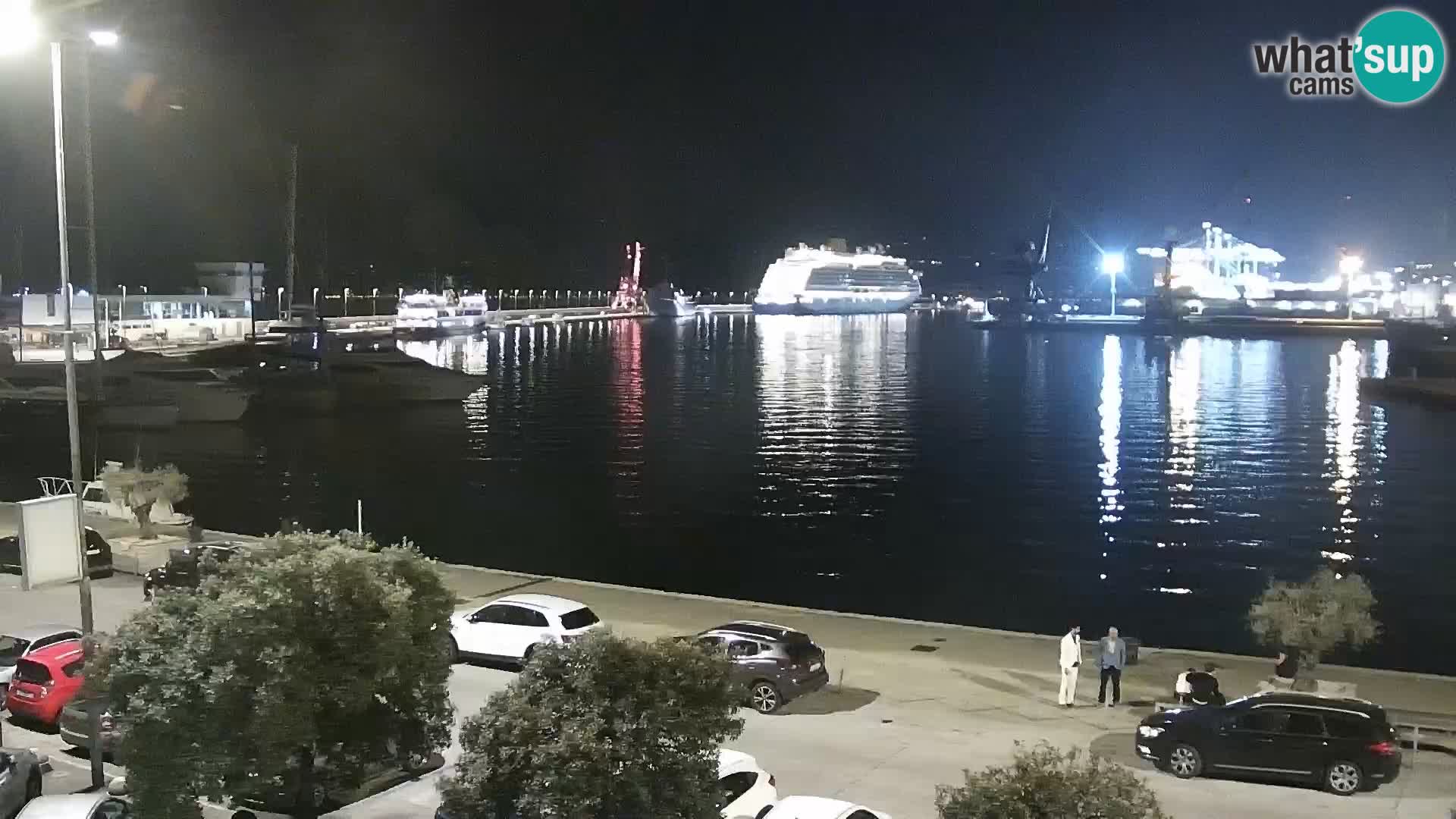 Die Riva und Marina in Rijeka – Live Webcam Kroatien