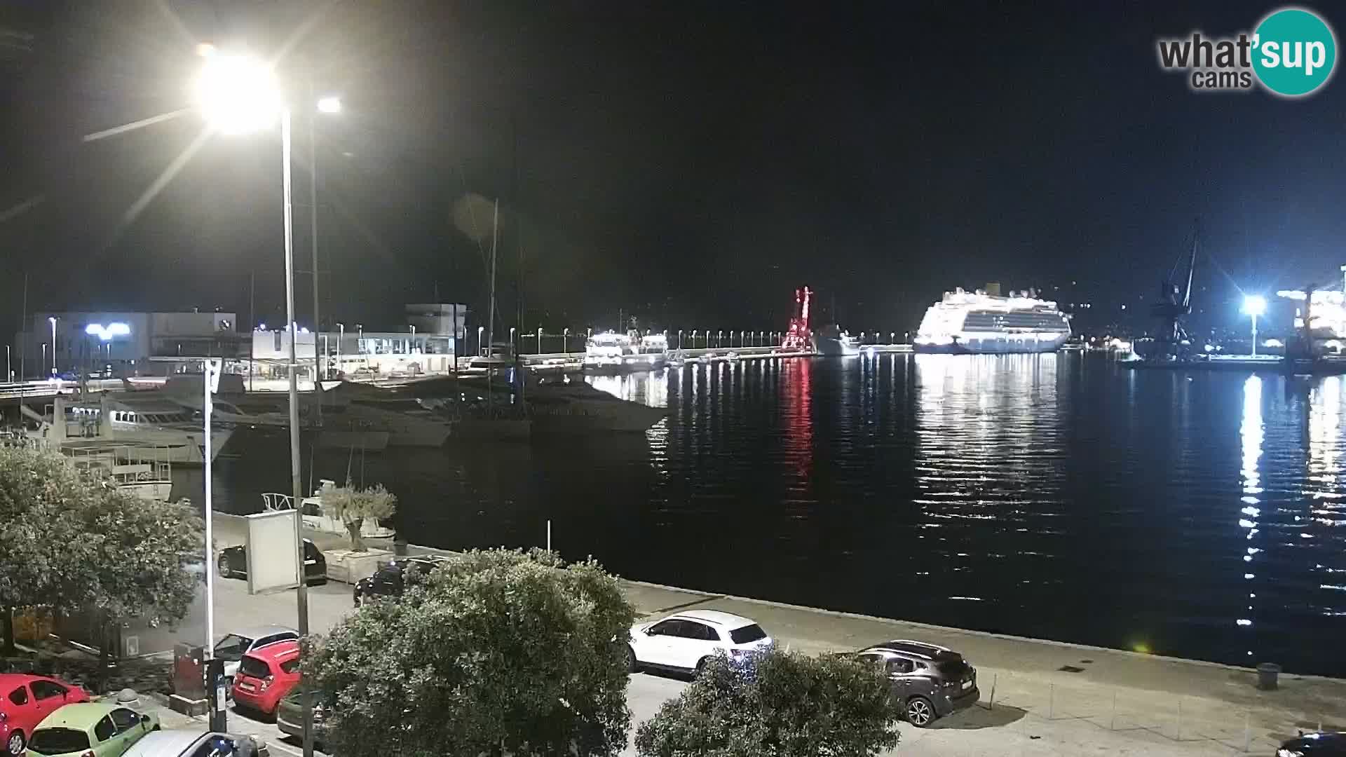 Die Riva und Marina in Rijeka – Live Webcam Kroatien