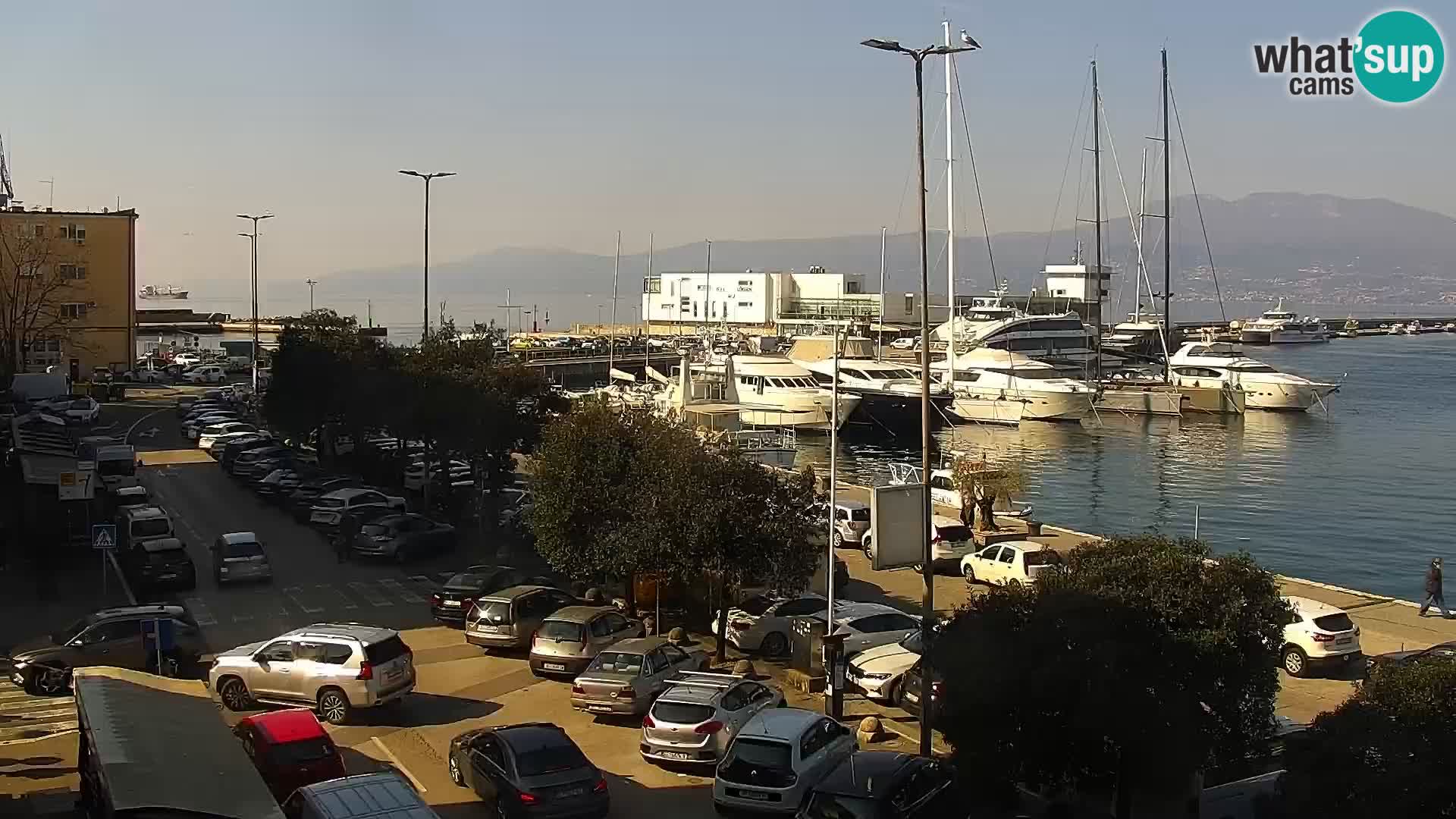 Riva i Marina u Rijeci – Web kamera uživo u Hrvatskoj
