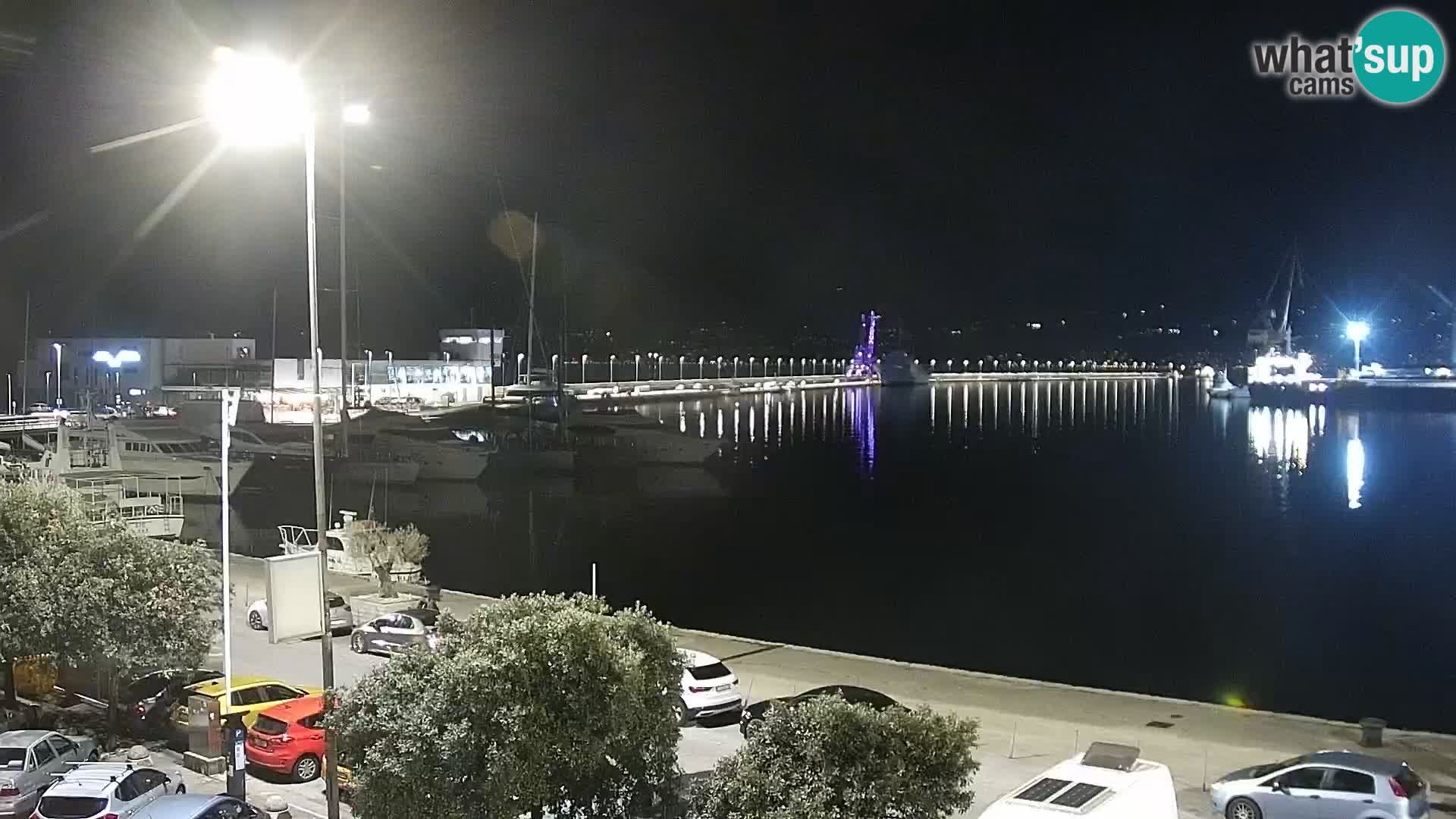 Riva i Marina u Rijeci – Web kamera uživo u Hrvatskoj