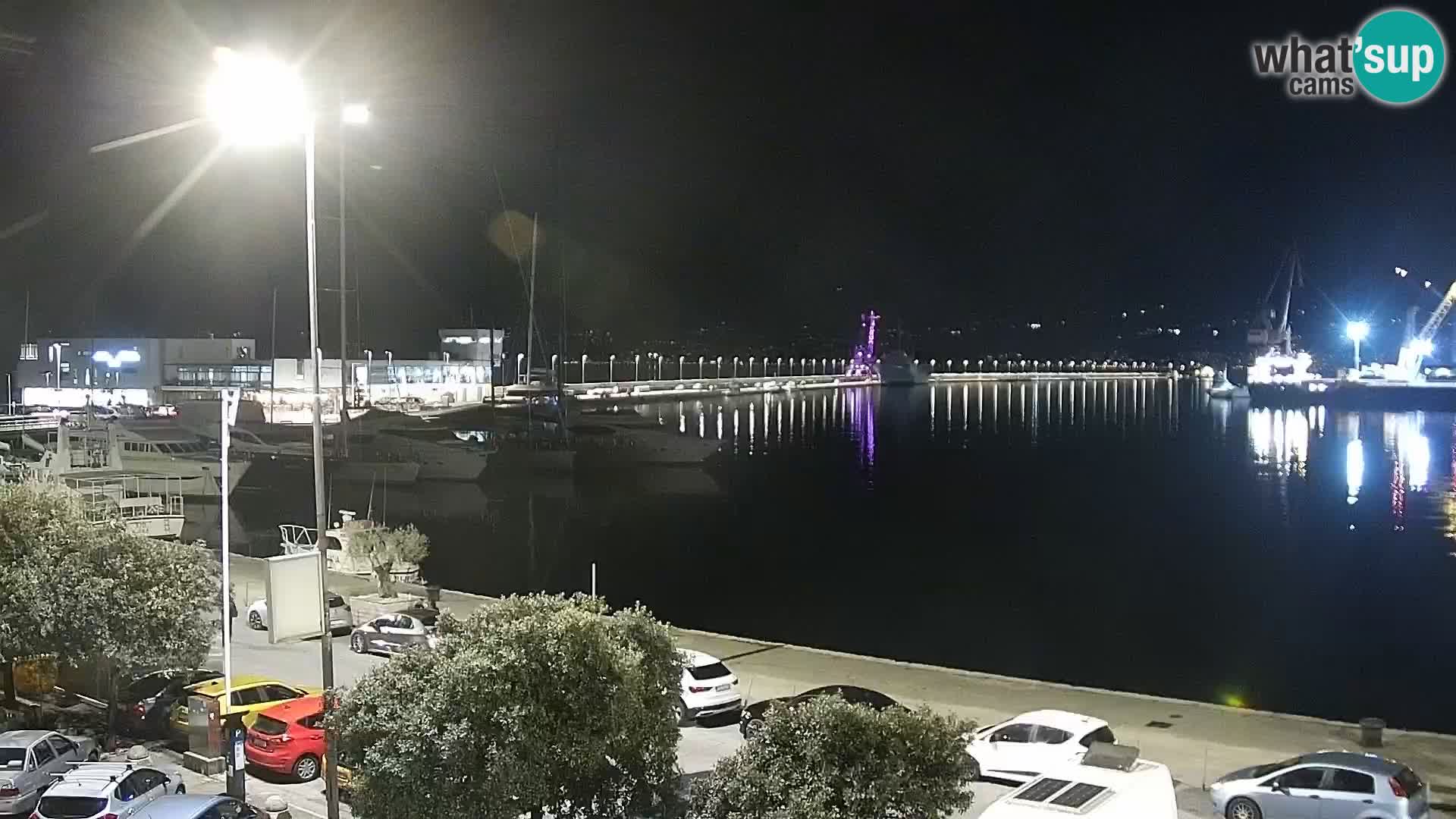 La Riva et Marina à Rijeka – Live Webcam Croatie