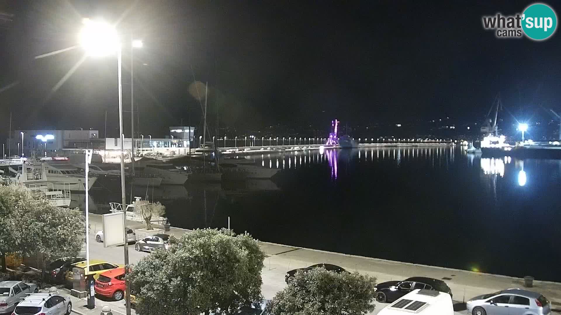 La Riva e la Marina a Rijeka (Fiume) – Live Webcam Croazia