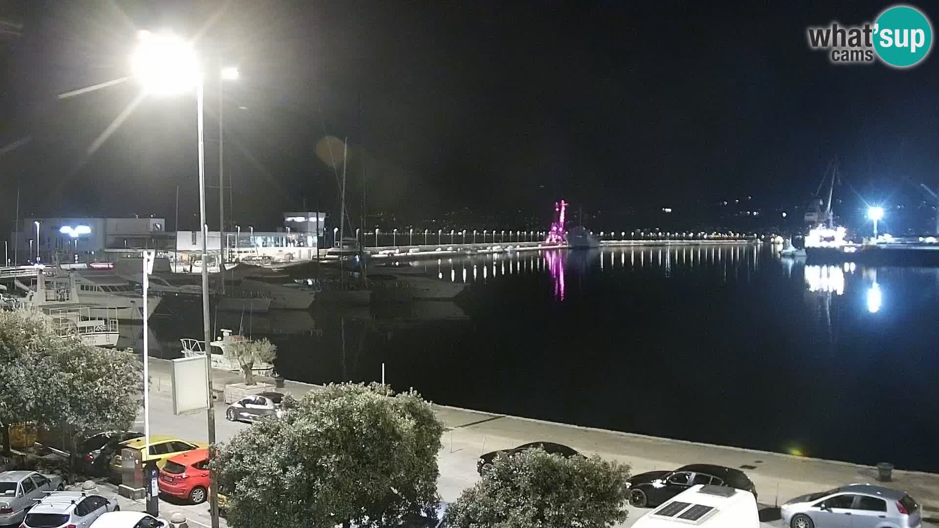 La Riva y Marina en Rijeka – Webcam en vivo Croacia