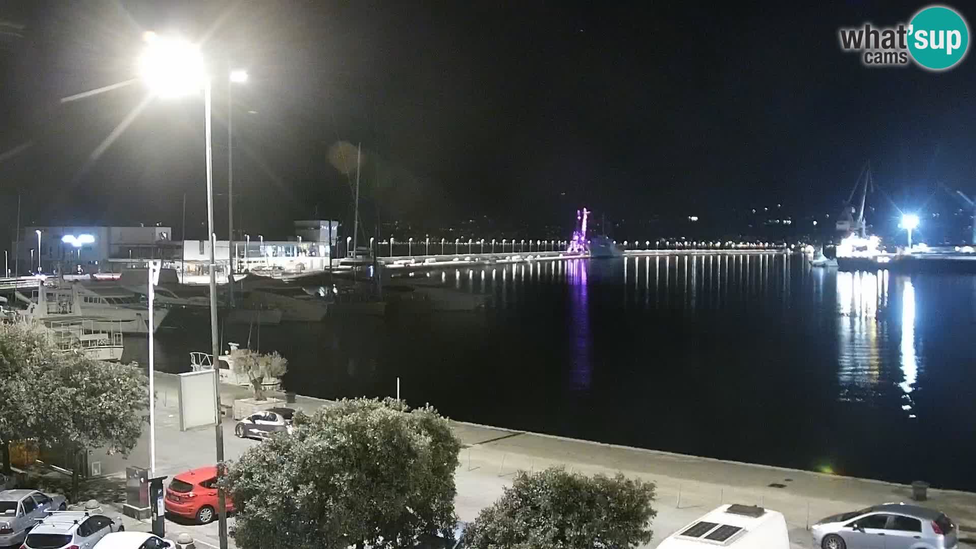 La Riva y Marina en Rijeka – Webcam en vivo Croacia
