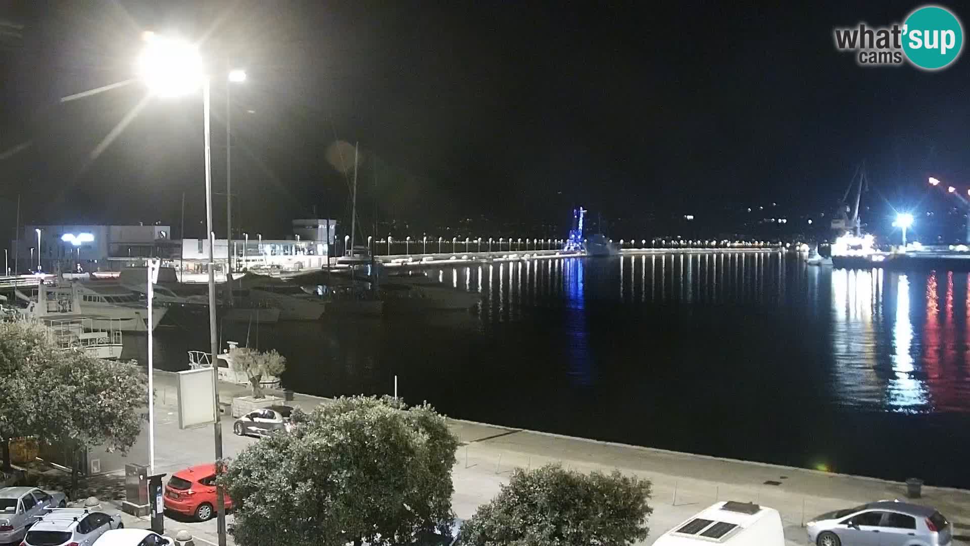 Die Riva und Marina in Rijeka – Live Webcam Kroatien