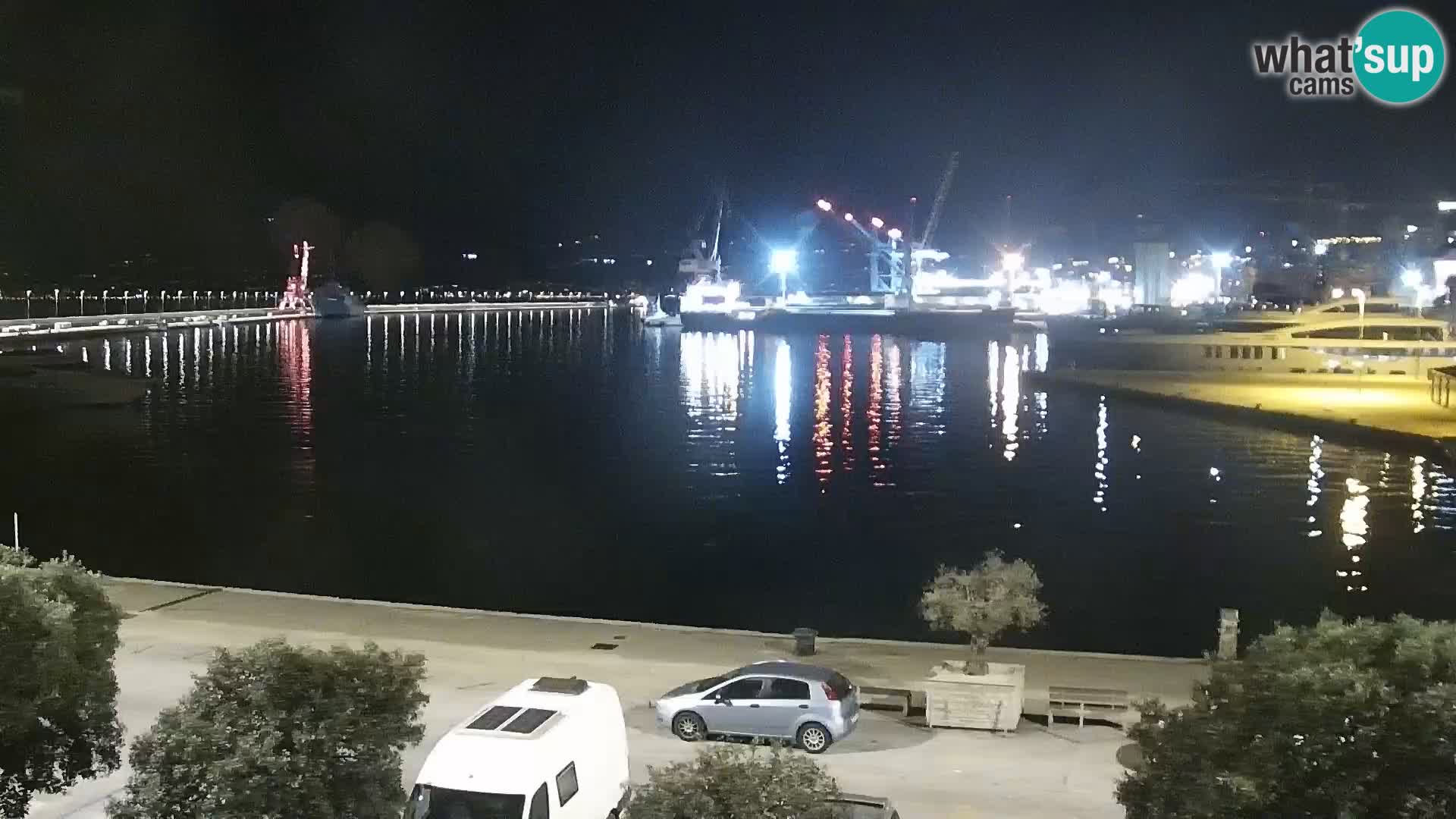 La Riva et Marina à Rijeka – Live Webcam Croatie