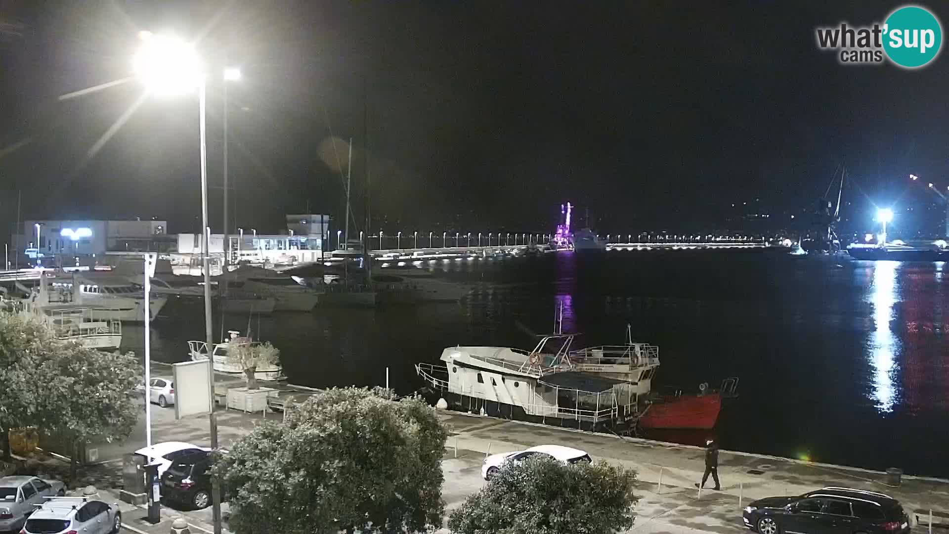 Die Riva und Marina in Rijeka – Live Webcam Kroatien