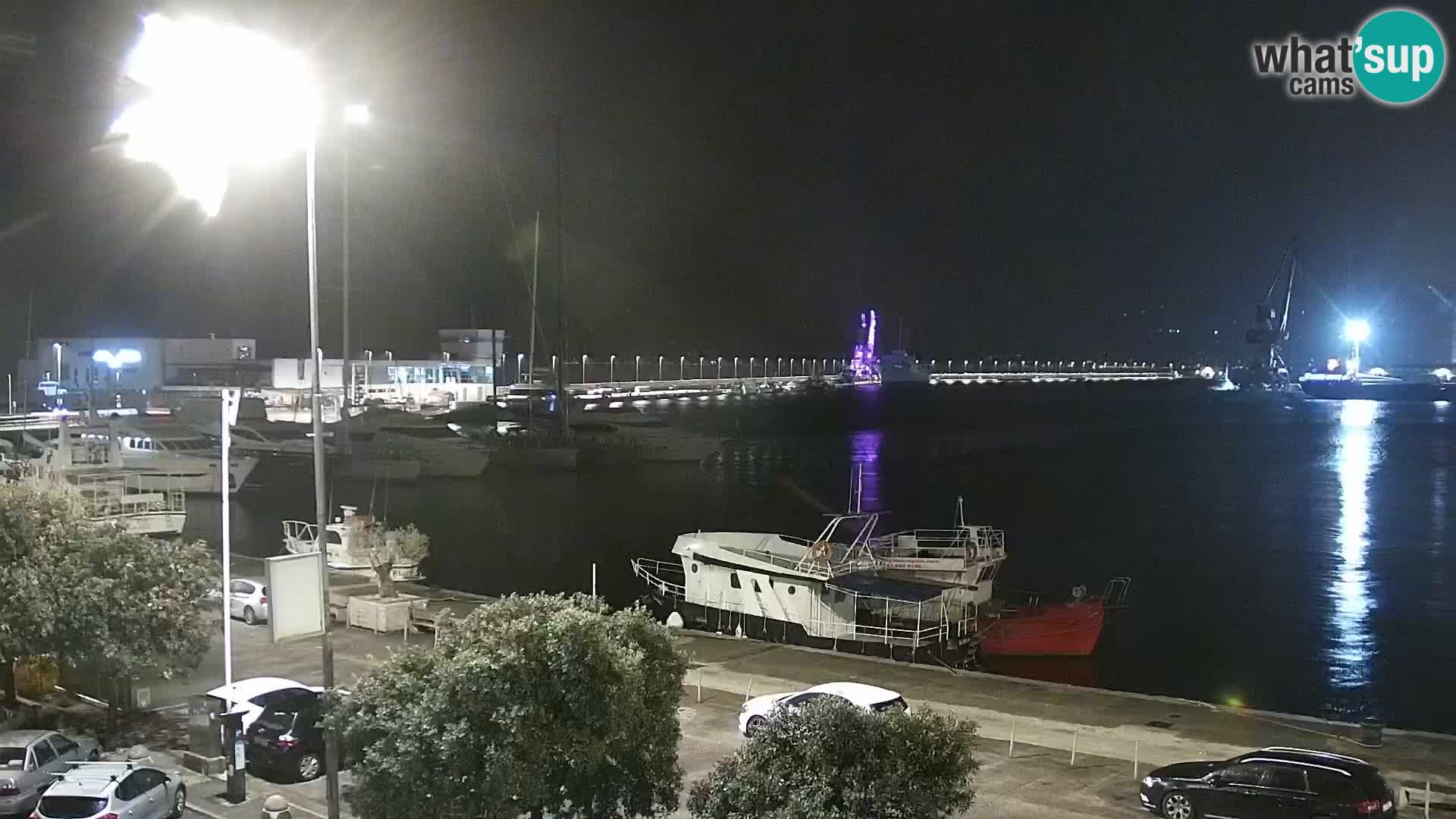 La Riva et Marina à Rijeka – Live Webcam Croatie