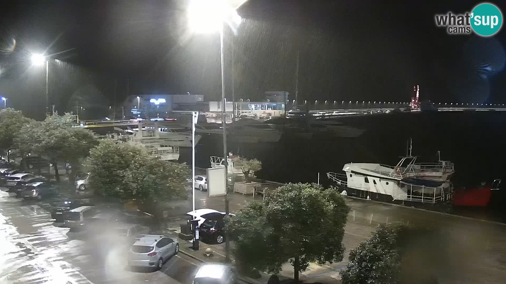 The Riva and Marina in Rijeka  – Live Webcam Croatia