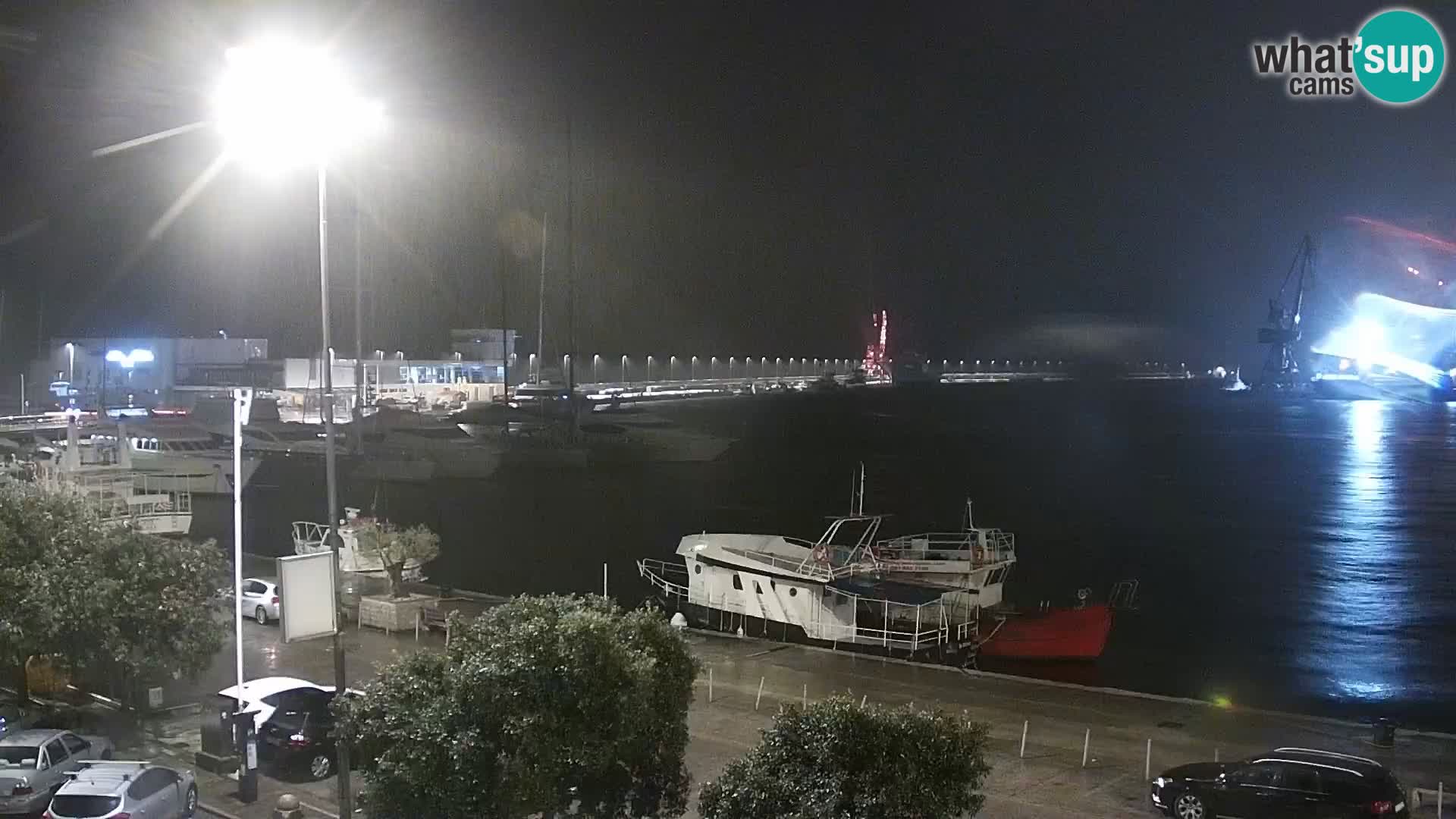 La Riva e la Marina a Rijeka (Fiume) – Live Webcam Croazia