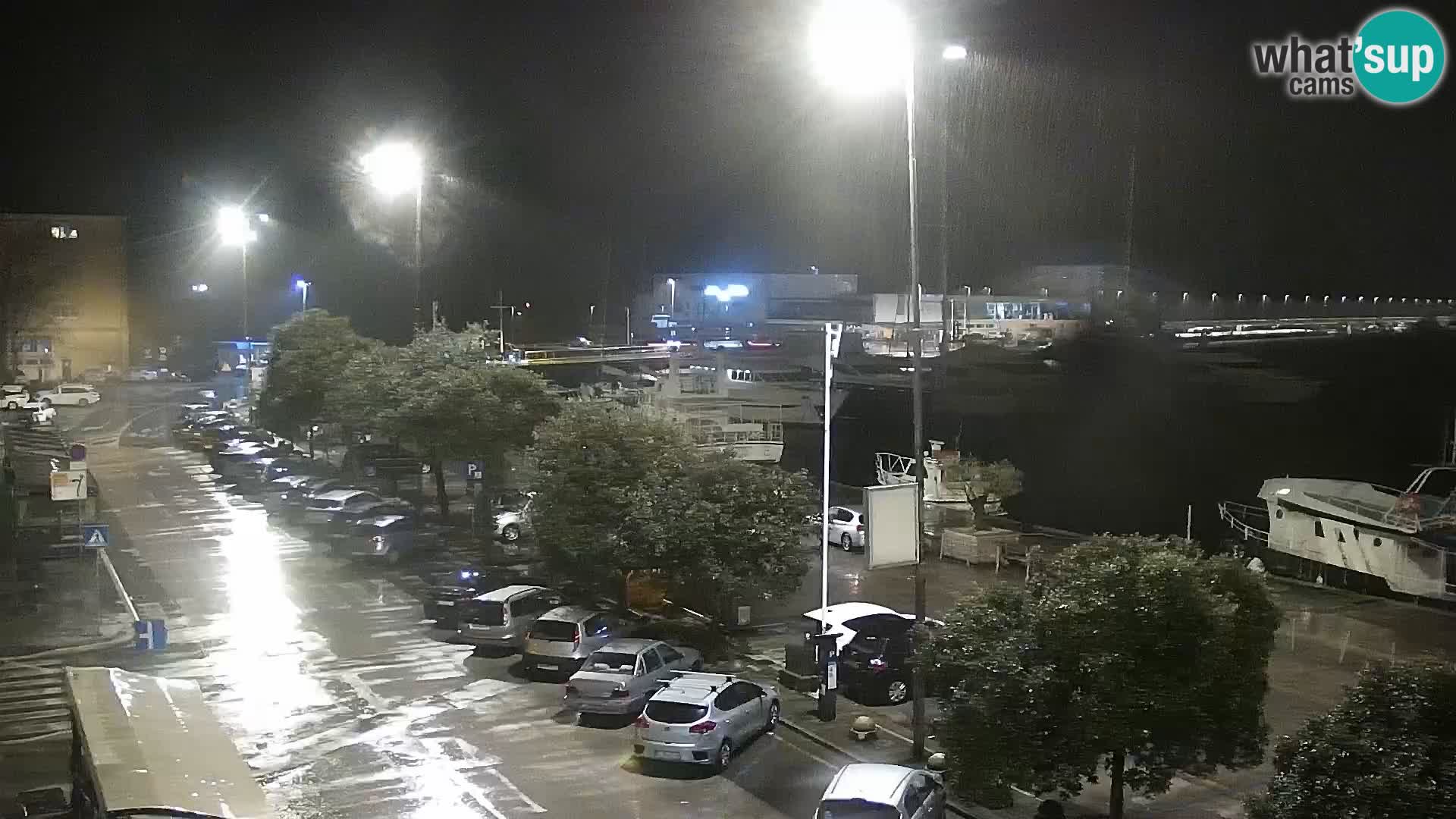 The Riva and Marina in Rijeka  – Live Webcam Croatia