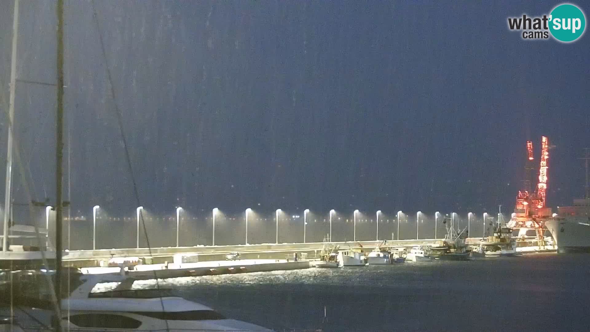 La Riva et Marina à Rijeka – Live Webcam Croatie