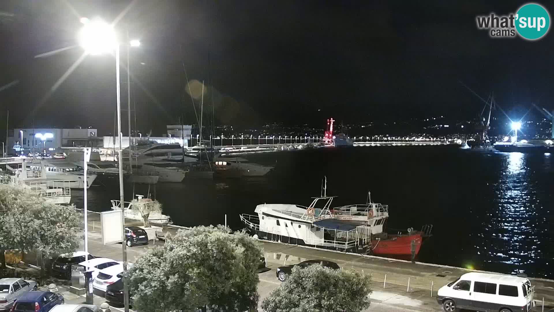 La Riva e la Marina a Rijeka (Fiume) – Live Webcam Croazia