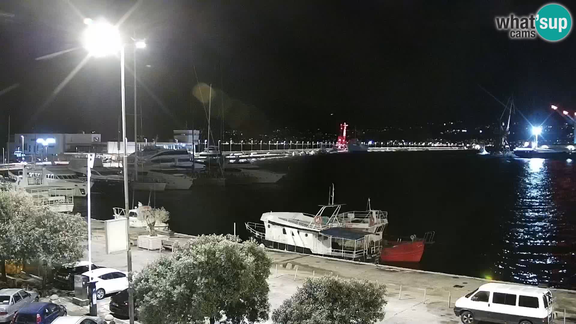 La Riva e la Marina a Rijeka (Fiume) – Live Webcam Croazia