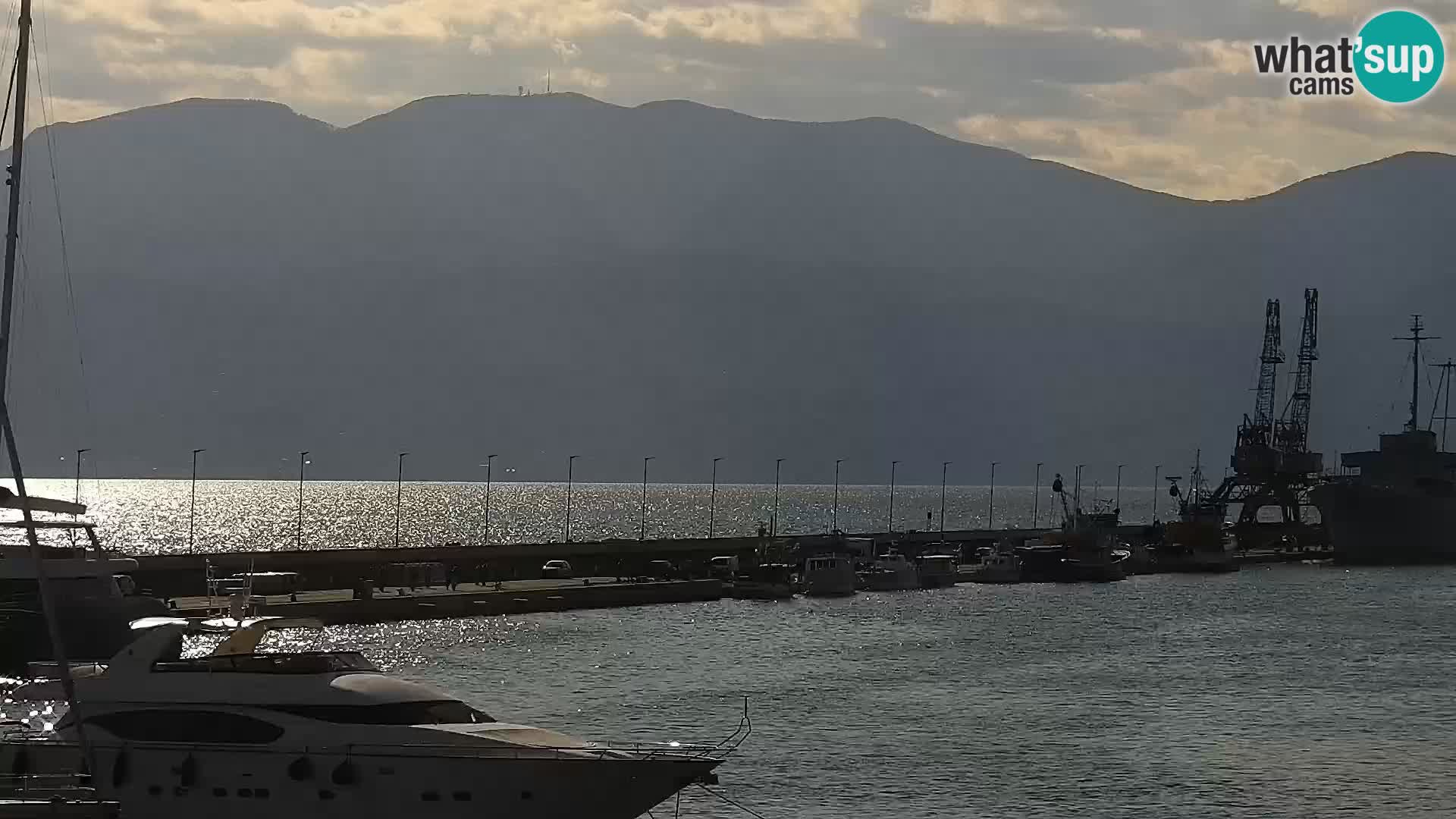 La Riva e la Marina a Rijeka (Fiume) – Live Webcam Croazia