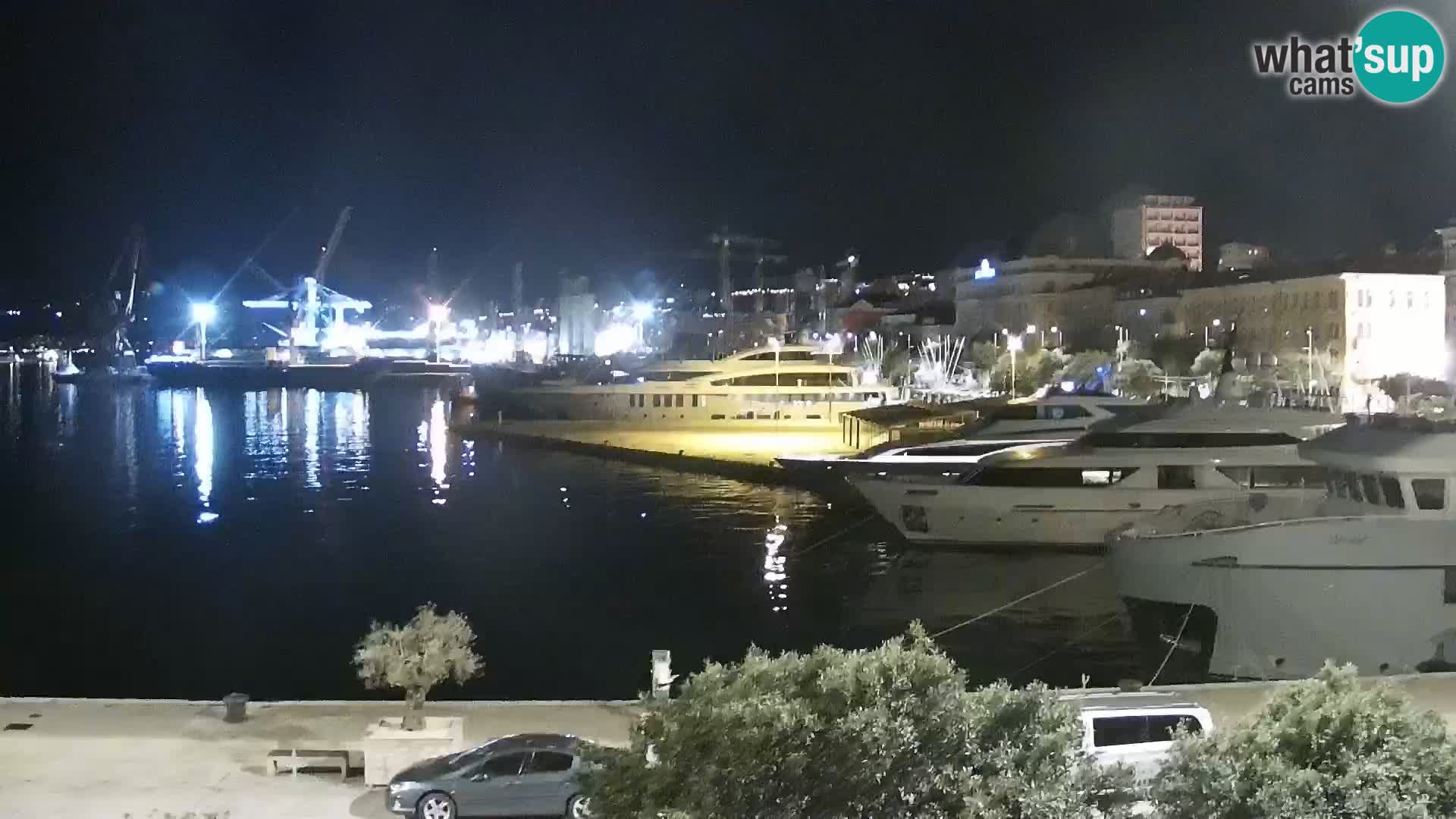 Riva i Marina u Rijeci – Web kamera uživo u Hrvatskoj