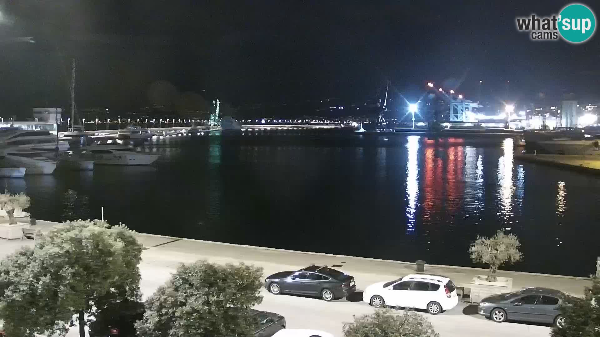 La Riva e la Marina a Rijeka (Fiume) – Live Webcam Croazia