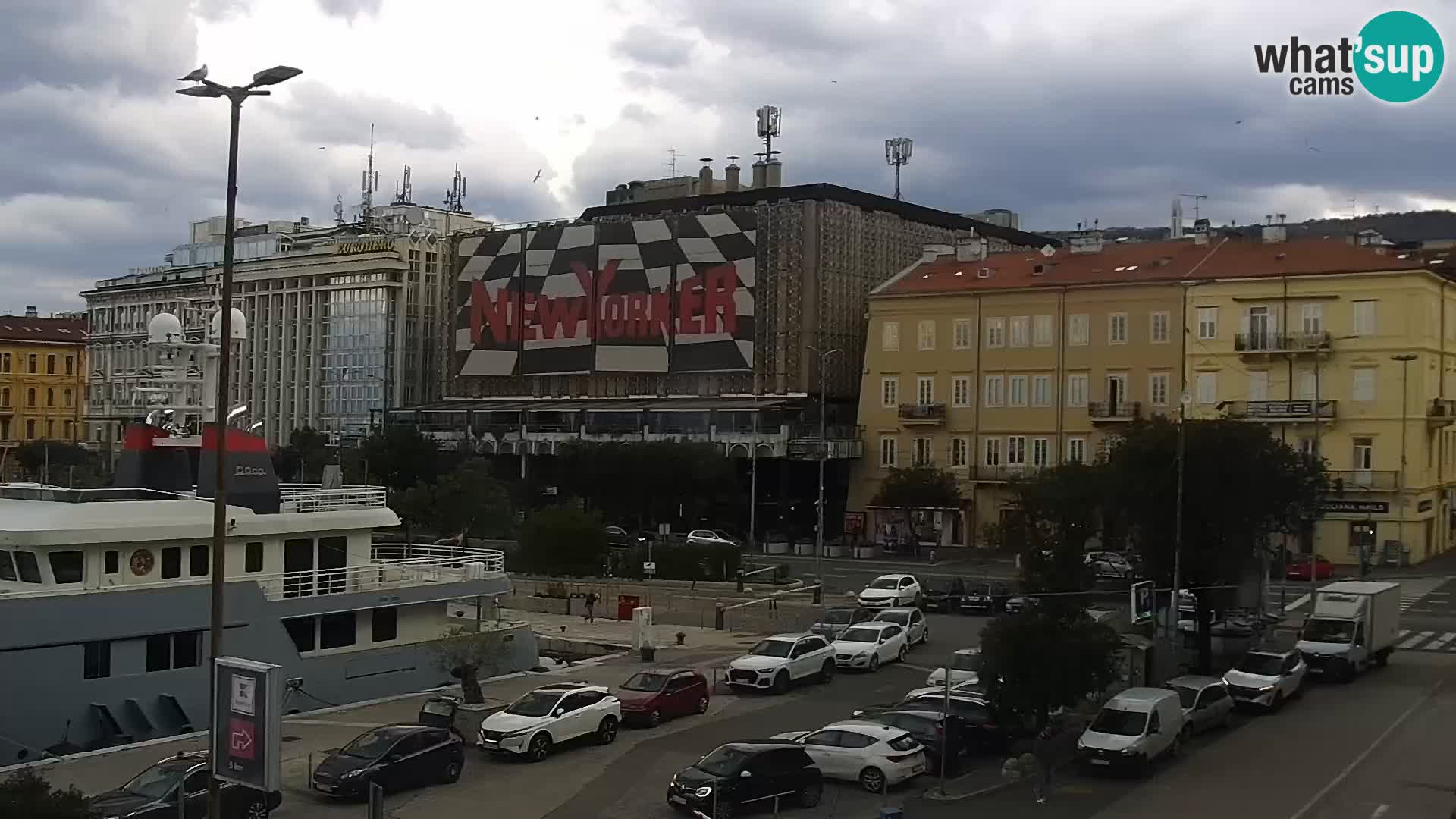 La Riva e la Marina a Rijeka (Fiume) – Live Webcam Croazia