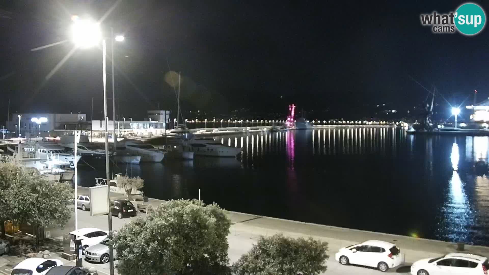 Riva i Marina u Rijeci – Web kamera uživo u Hrvatskoj