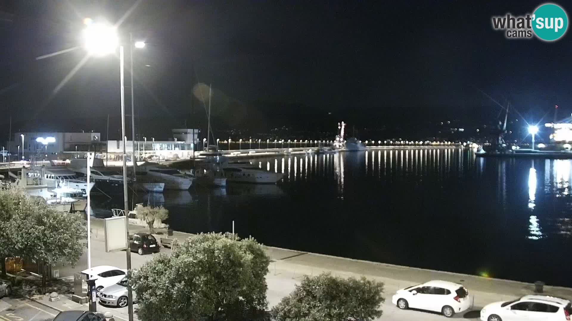 La Riva e la Marina a Rijeka (Fiume) – Live Webcam Croazia