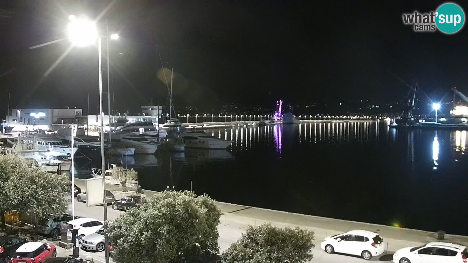 La Riva e la Marina a Rijeka (Fiume) – Live Webcam Croazia