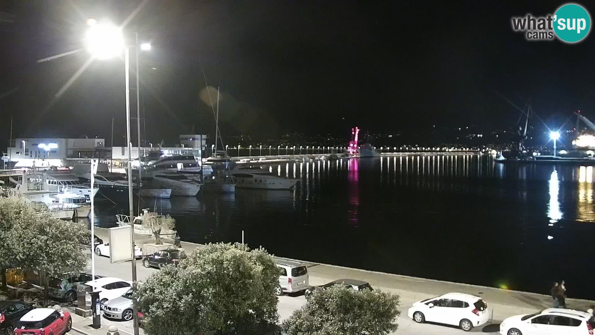 Riva i Marina u Rijeci – Web kamera uživo u Hrvatskoj