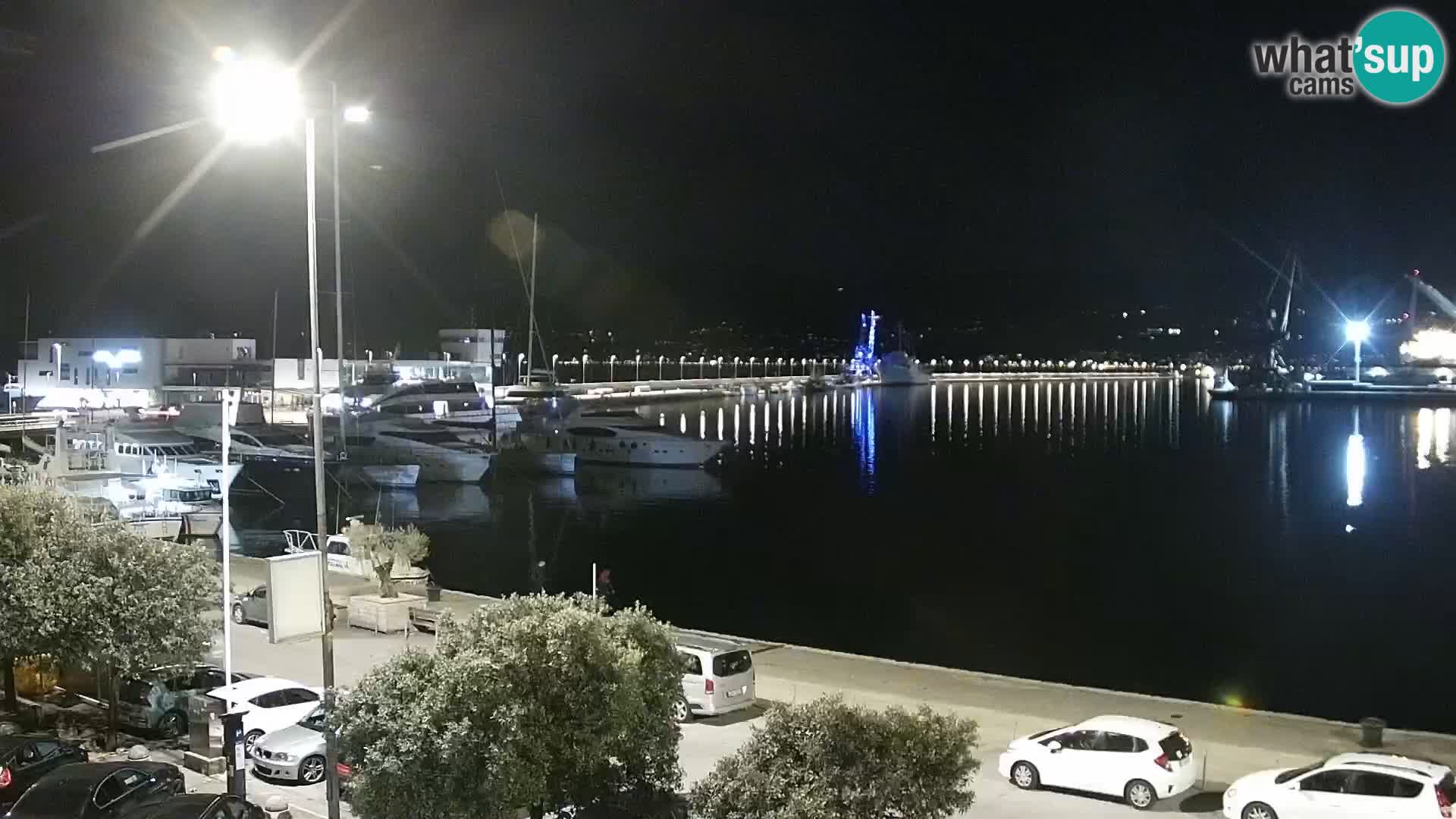 La Riva e la Marina a Rijeka (Fiume) – Live Webcam Croazia