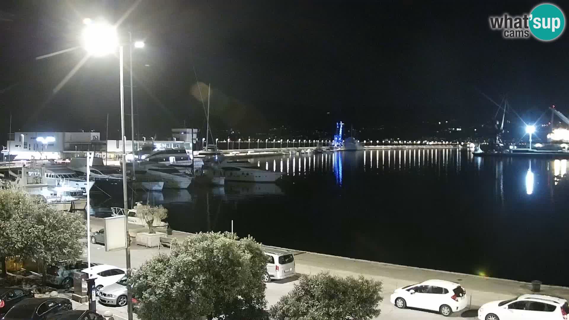 La Riva e la Marina a Rijeka (Fiume) – Live Webcam Croazia