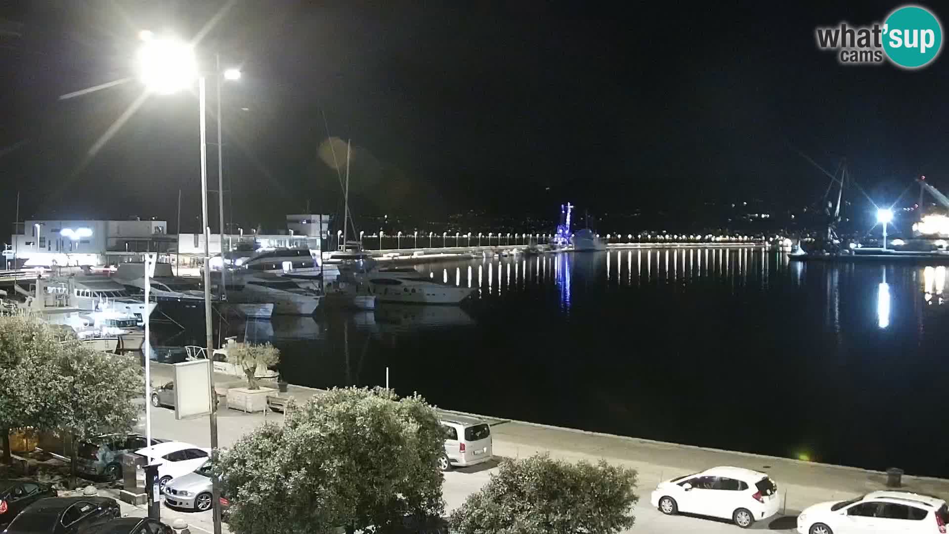 La Riva e la Marina a Rijeka (Fiume) – Live Webcam Croazia