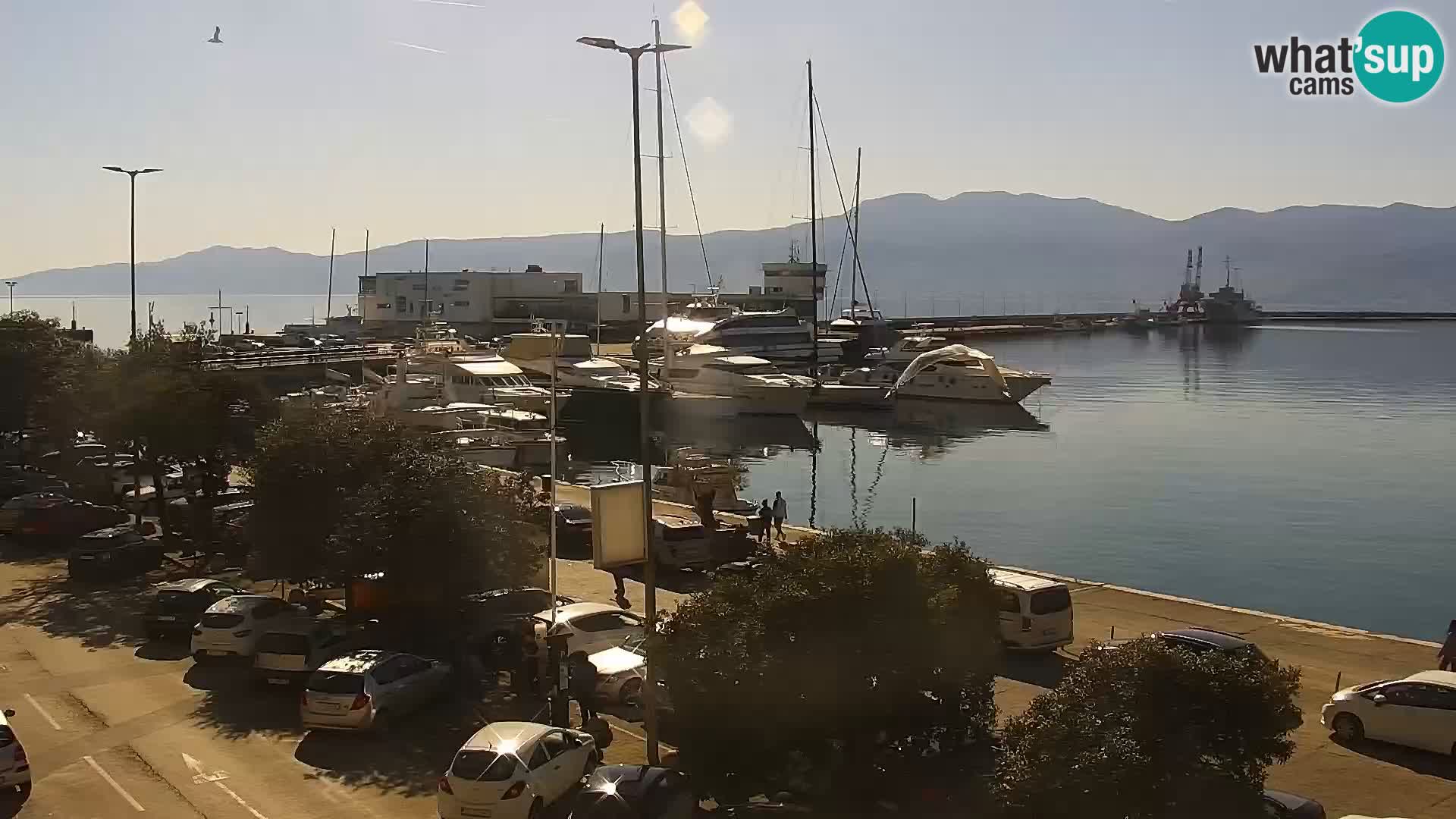La Riva et Marina à Rijeka – Live Webcam Croatie