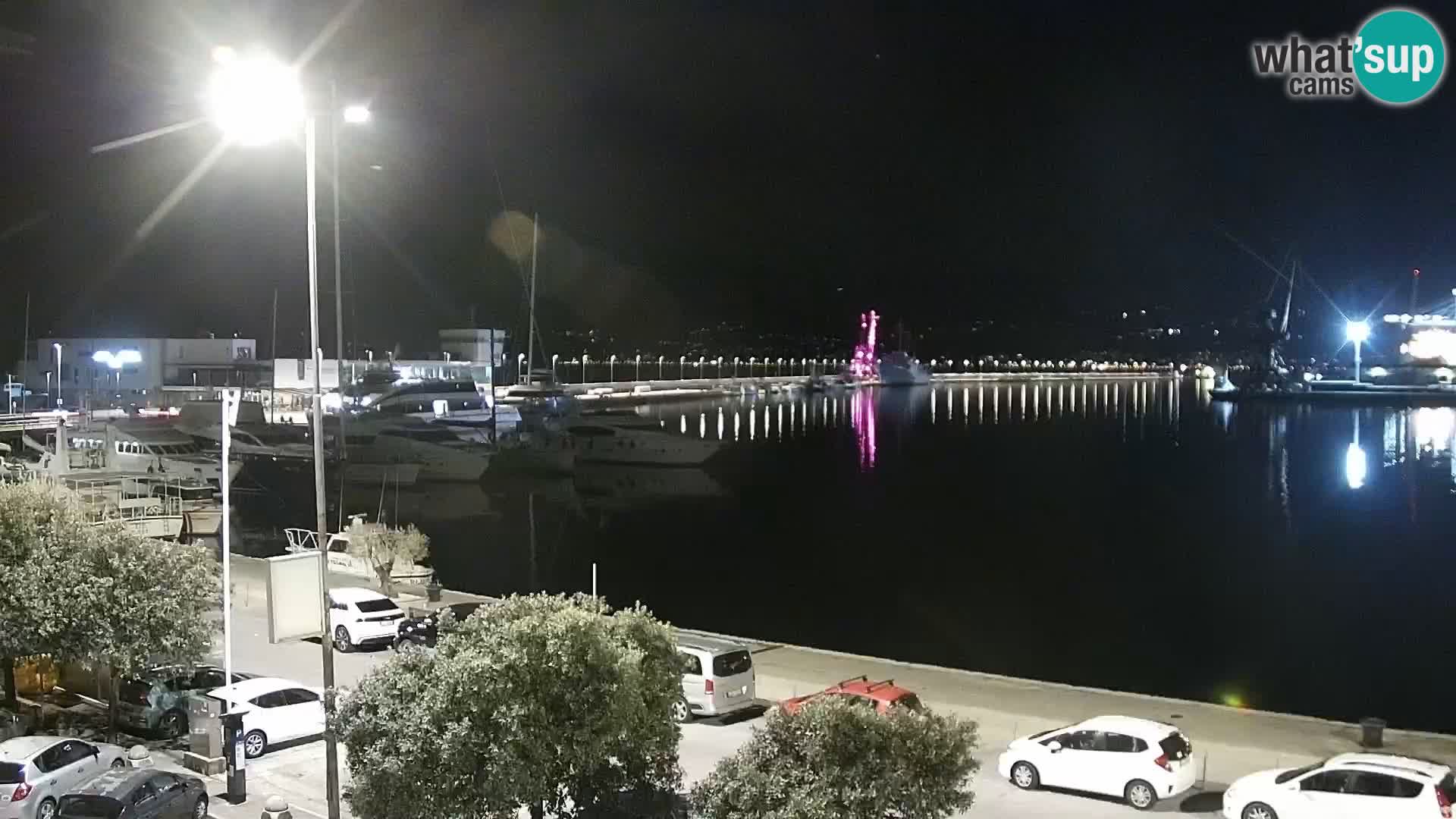 La Riva e la Marina a Rijeka (Fiume) – Live Webcam Croazia