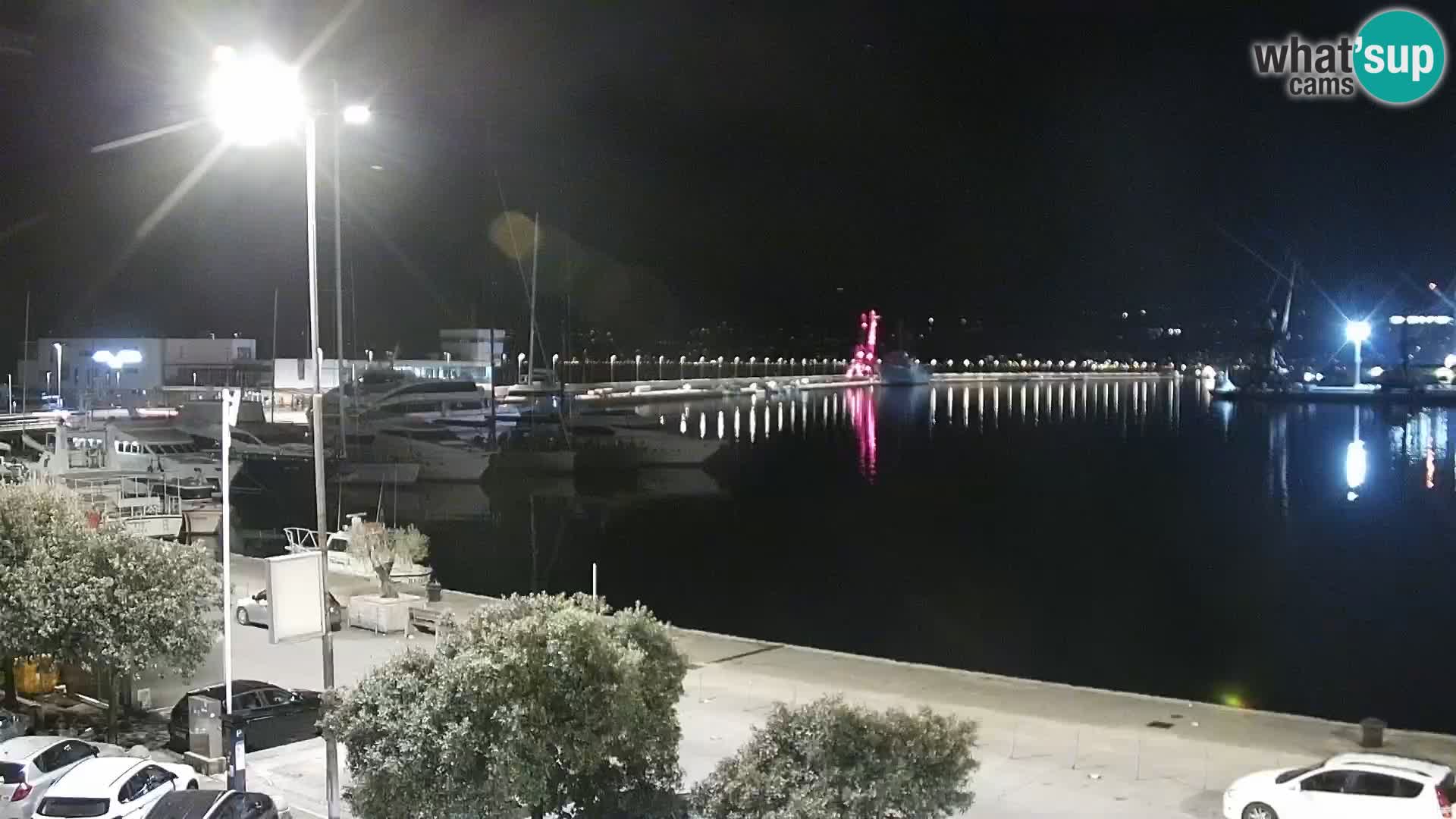 La Riva et Marina à Rijeka – Live Webcam Croatie