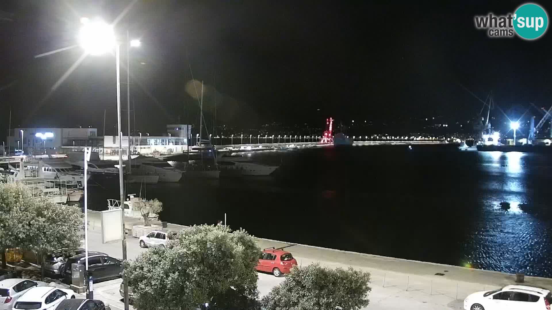 La Riva e la Marina a Rijeka (Fiume) – Live Webcam Croazia