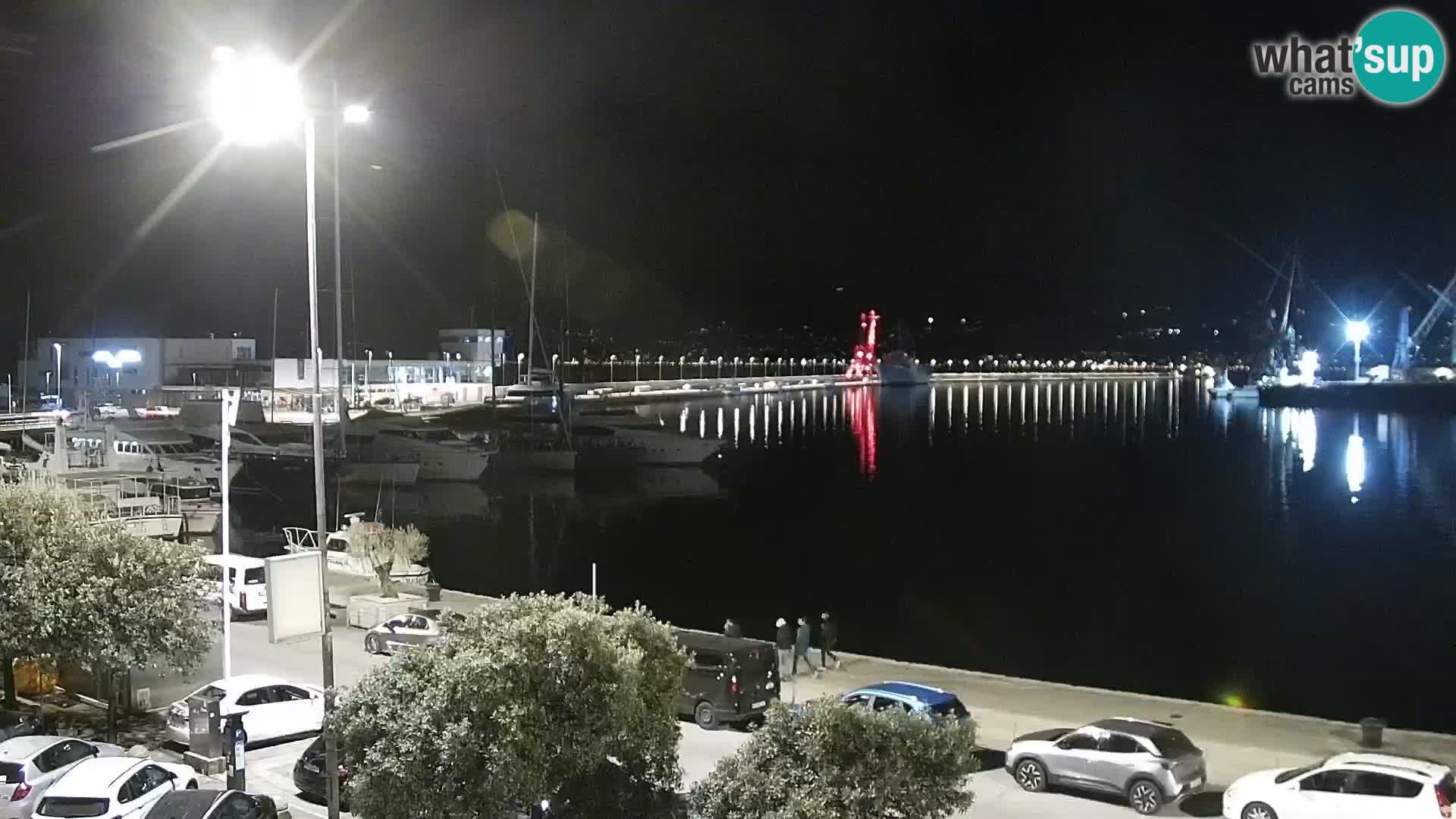La Riva y Marina en Rijeka – Webcam en vivo Croacia