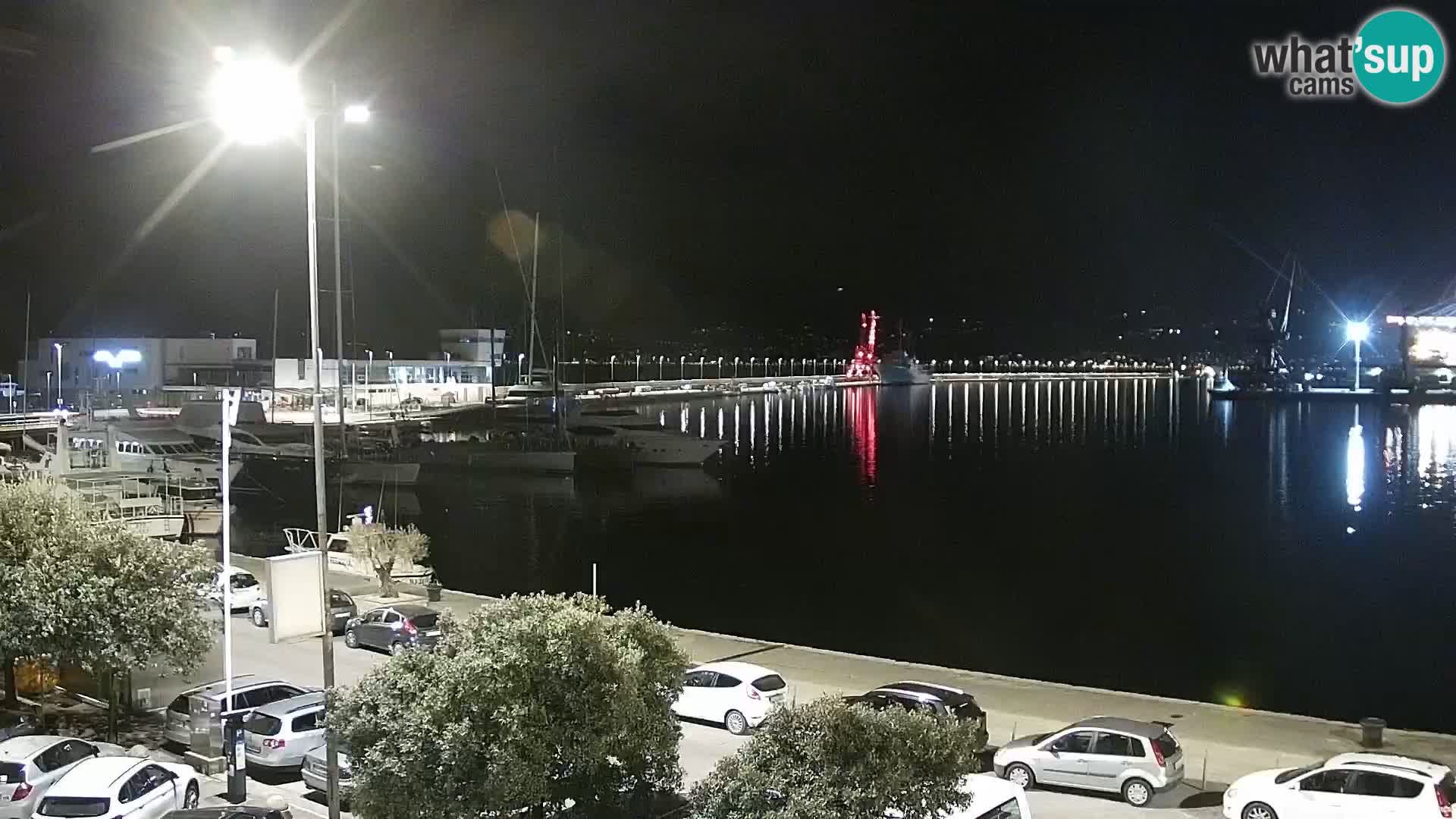 Die Riva und Marina in Rijeka – Live Webcam Kroatien